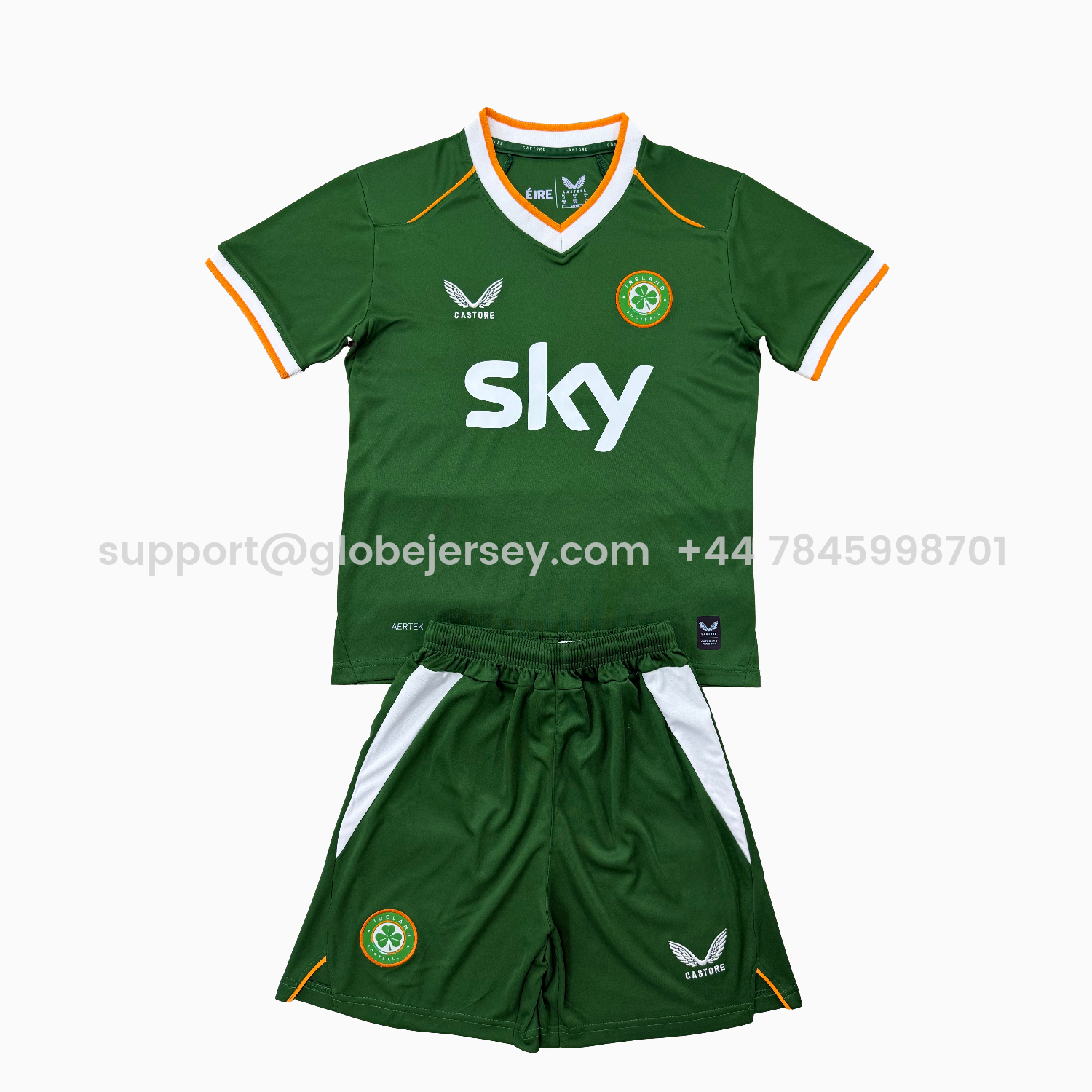 GlobeJersey-Ireland 2026 Home Men's Adult Jersey Set - Fans Version
