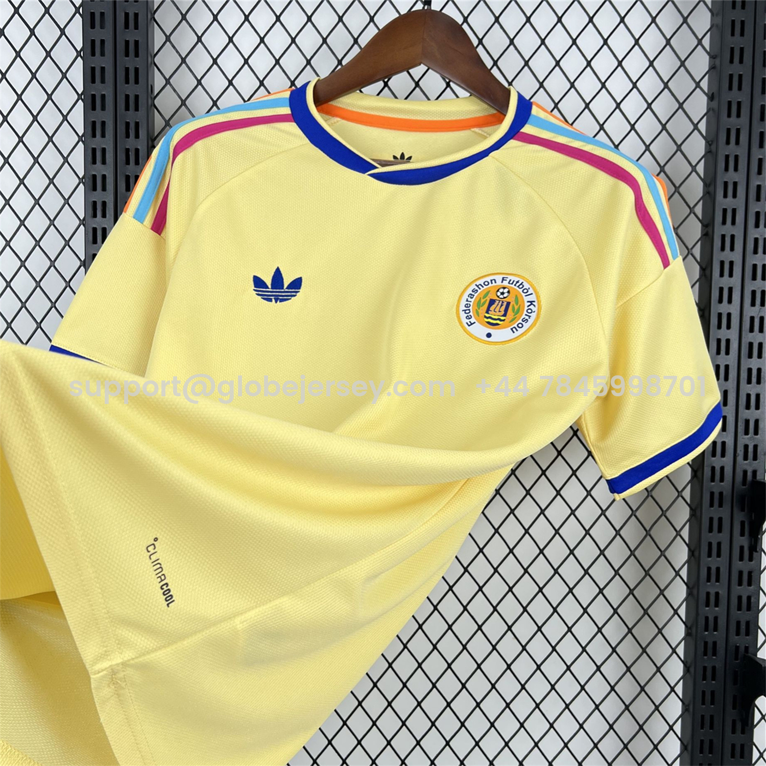 GlobeJersey-Curaçao 2026 Away Yellow Jersey - Fans Version