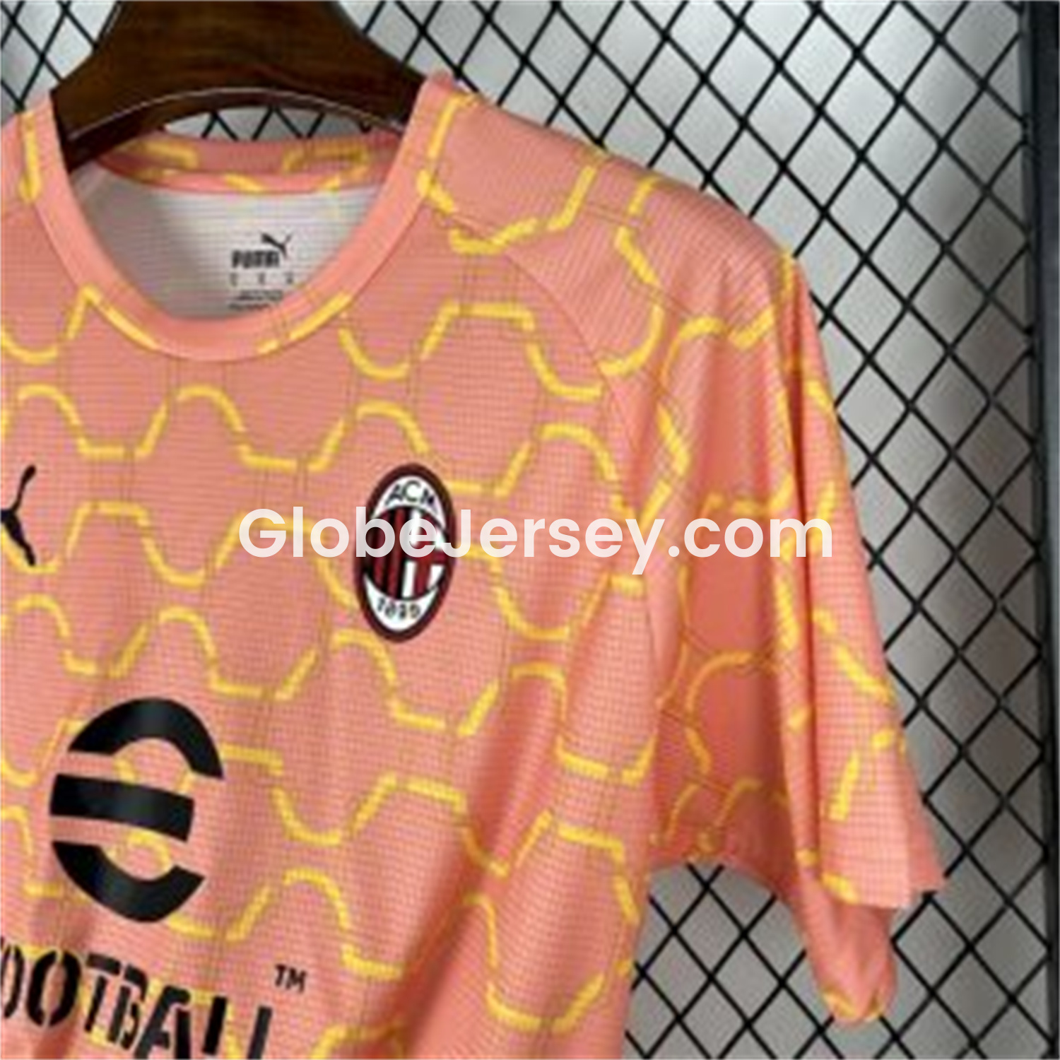 GlobeJersey-AC Milan 25-26 Orange Training Jersey - Fans Version