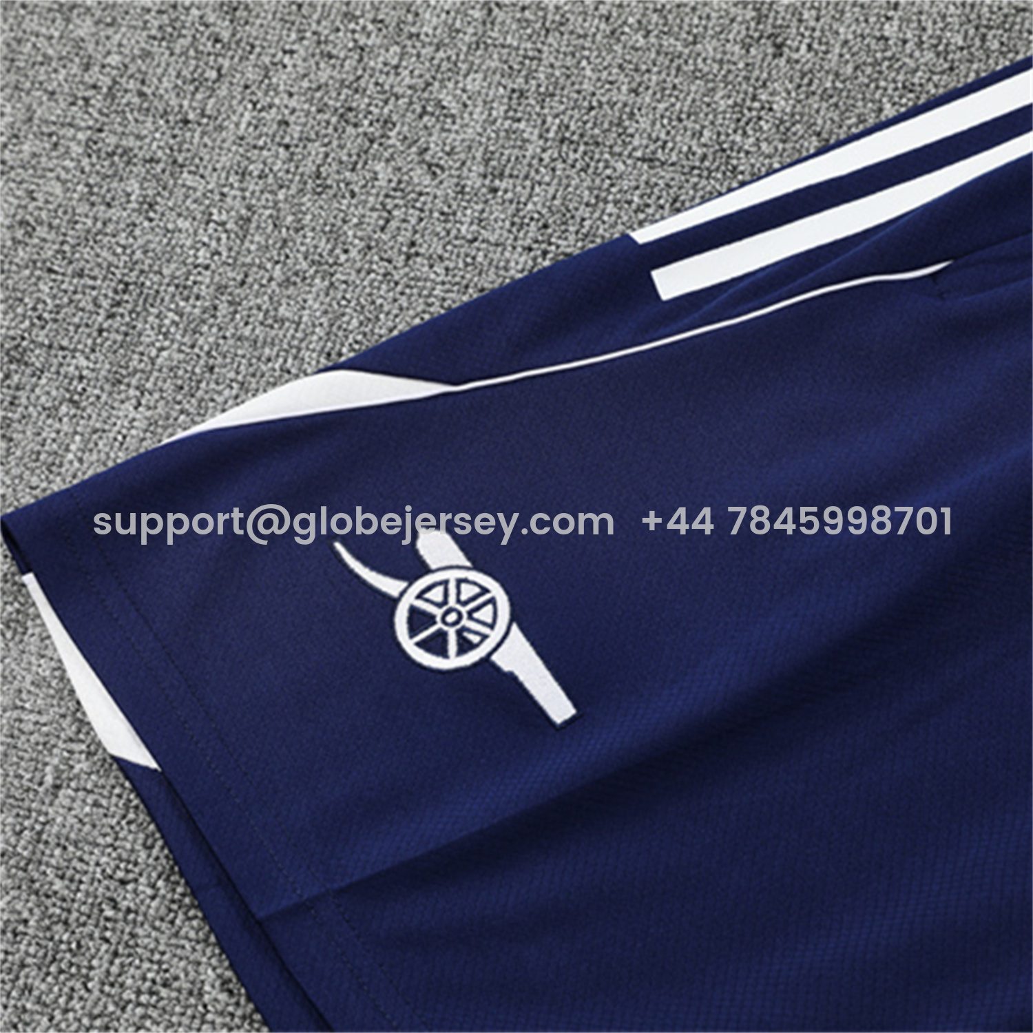 GlobeJersey-Arsenal 25-26 Short-Sleeve Training Set - Colorful Camouflage Top & Blue Shorts