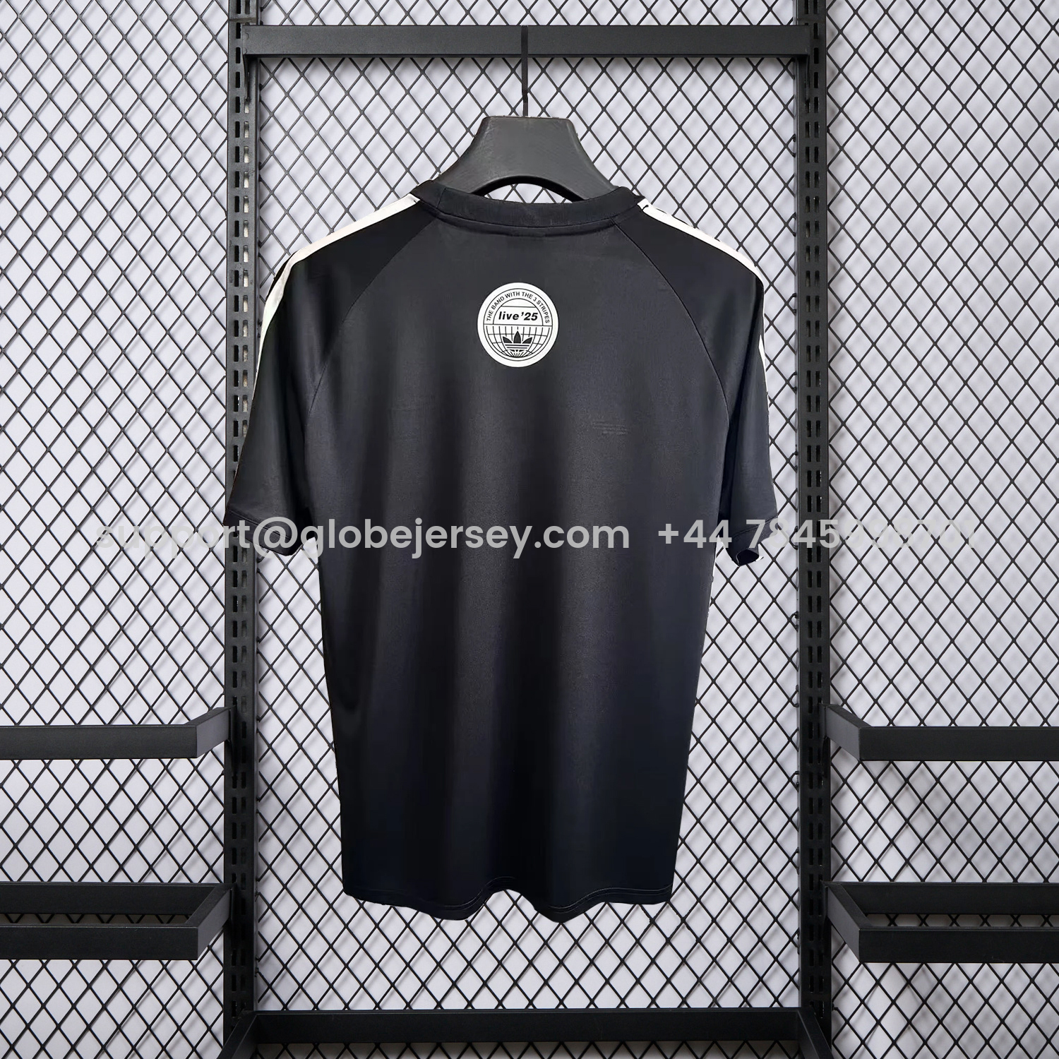 GlobeJersey-Adidas 25-26 Oasis Originals Tour Black Jersey - Fans Version