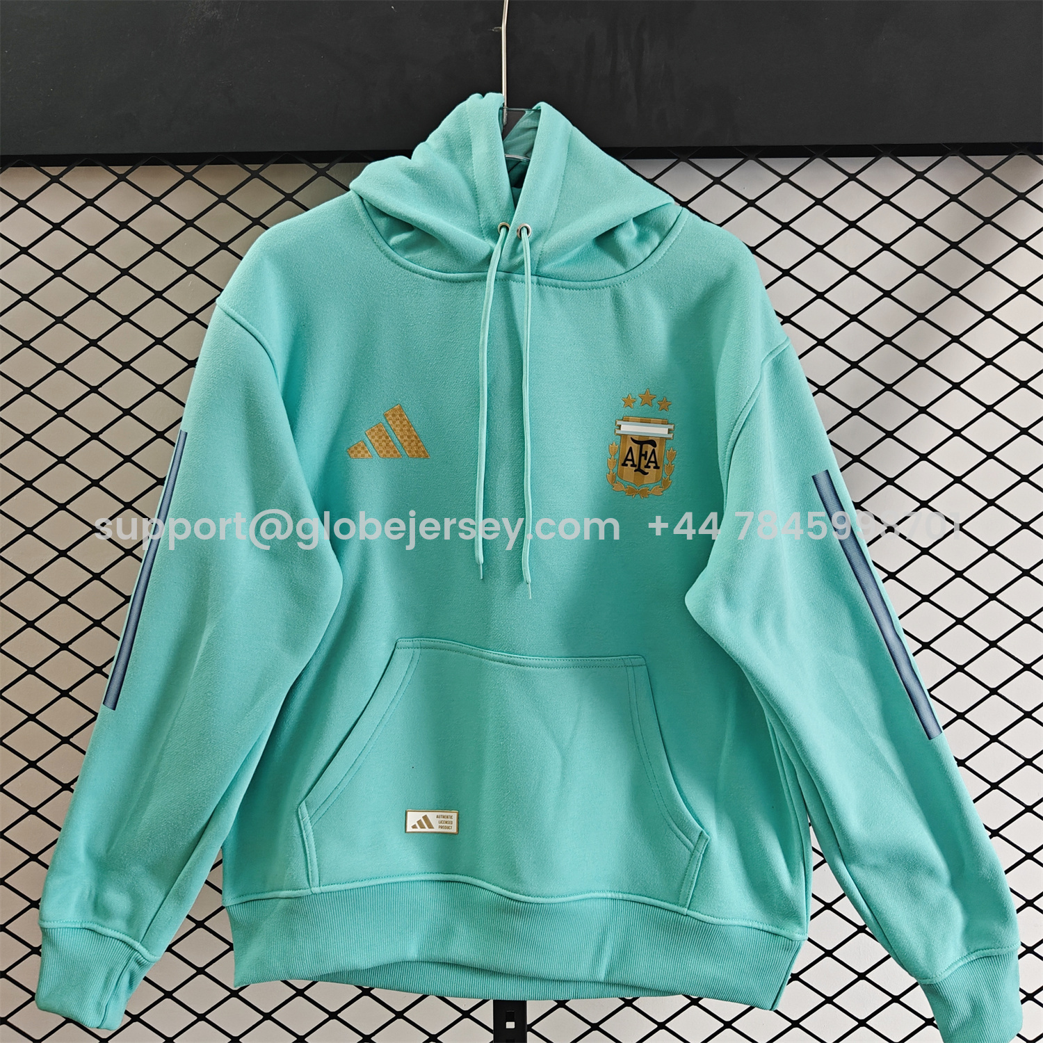 GlobeJersey-Argentina 2026 Home Unisex Pullover Hoodie