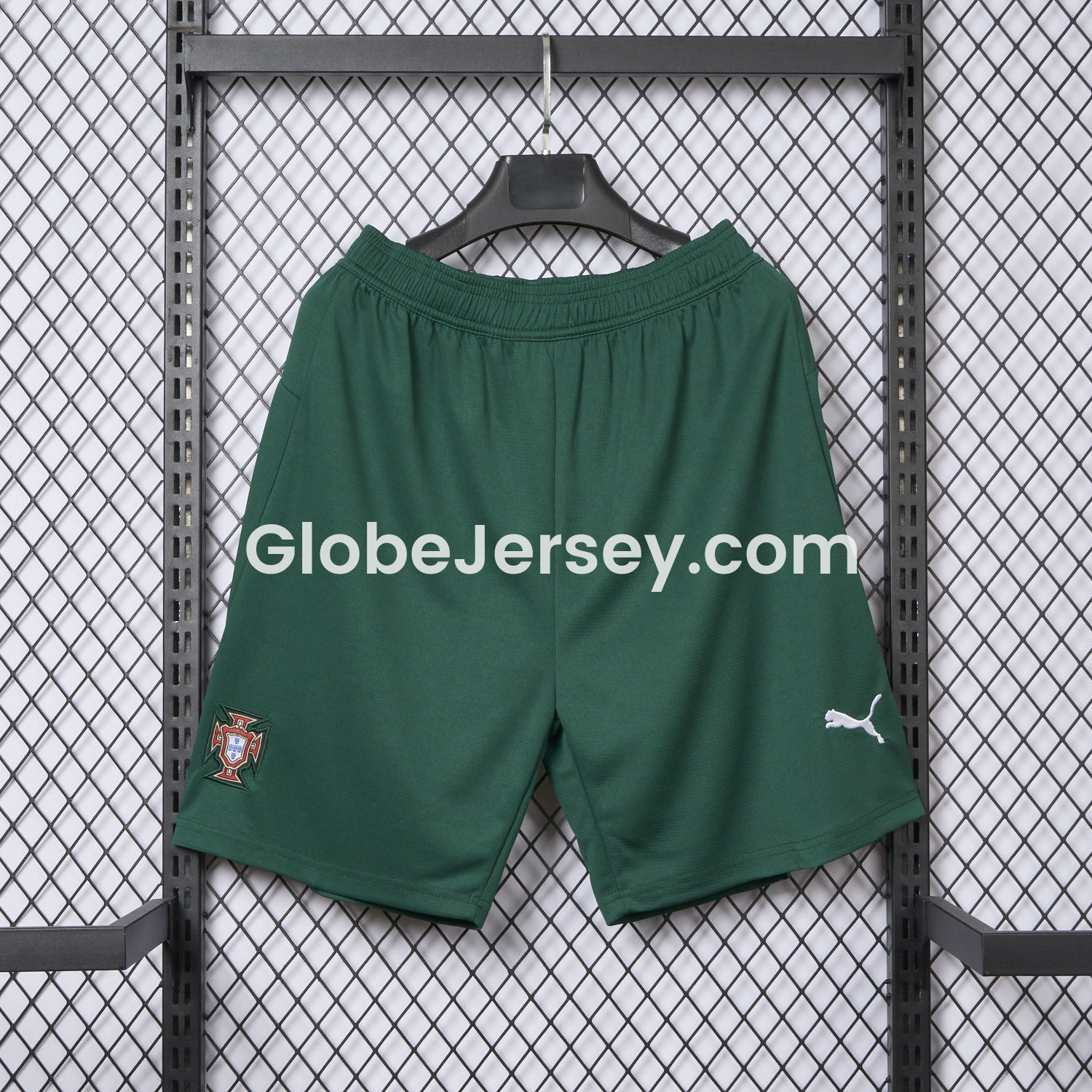 GlobeJersey-Portugal 25-26 Home Green Shorts - Fans Version