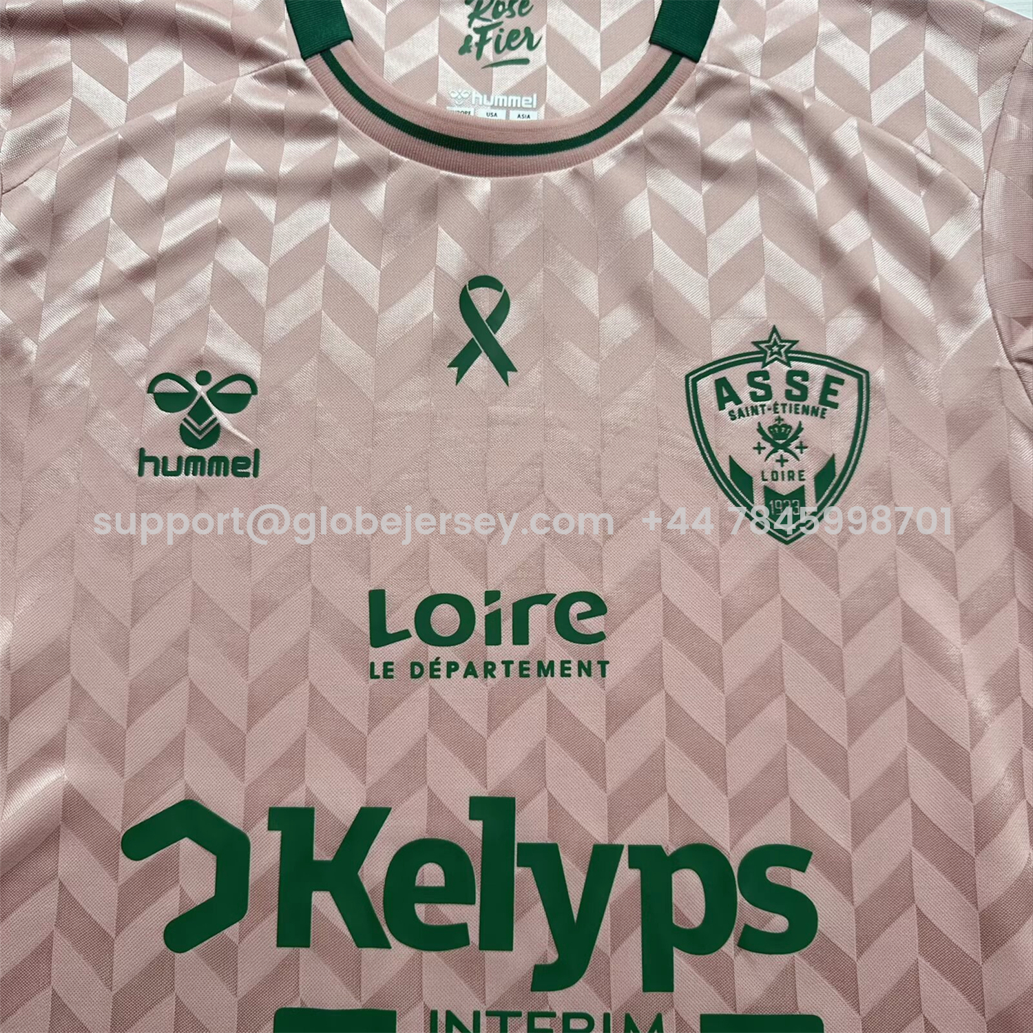 GlobeJersey-AS Saint-Etienne 25-26 Pink October Goalkeeper Jersey - Fans Version