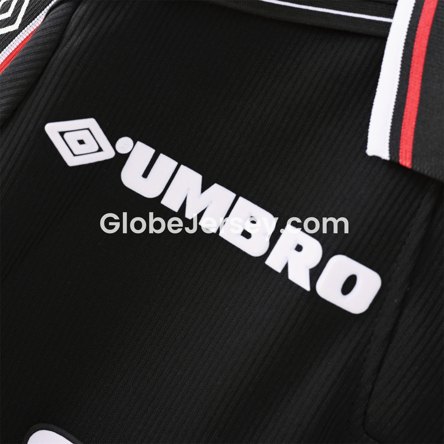 GlobeJersey-Retro Manchester United 1998-99 Black Long Sleeves Jersey