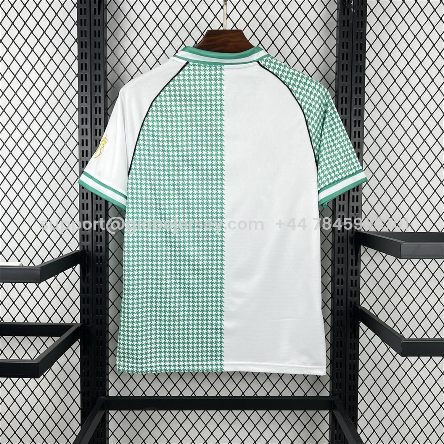 GlobeJersey-Racing de Santander 25-26 White And Green Special Jersey - Fans Version
