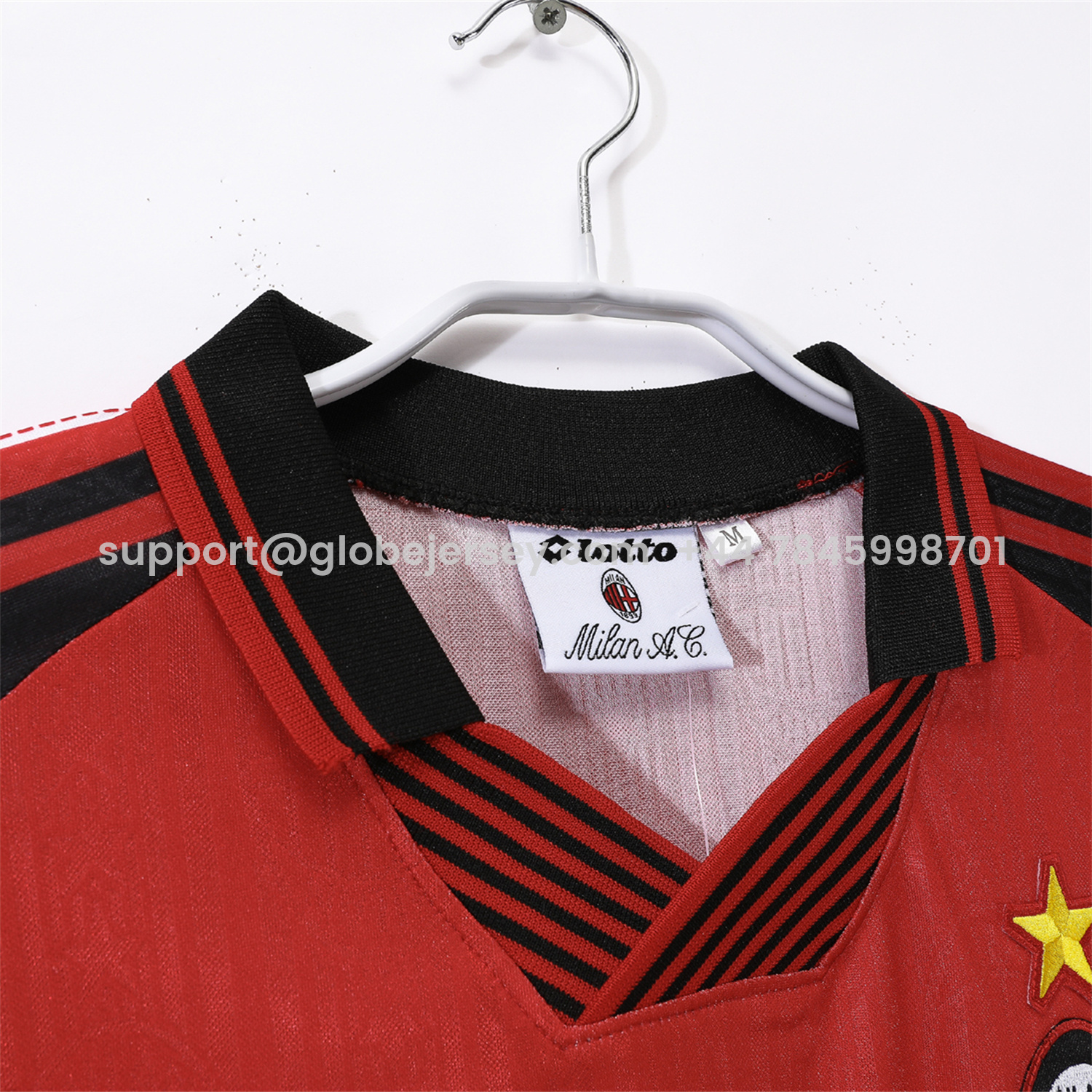 GlobeJersey-Retro AC Milan 1997-98 Copa Centenarió de Belo Horizonte Fourth Jersey