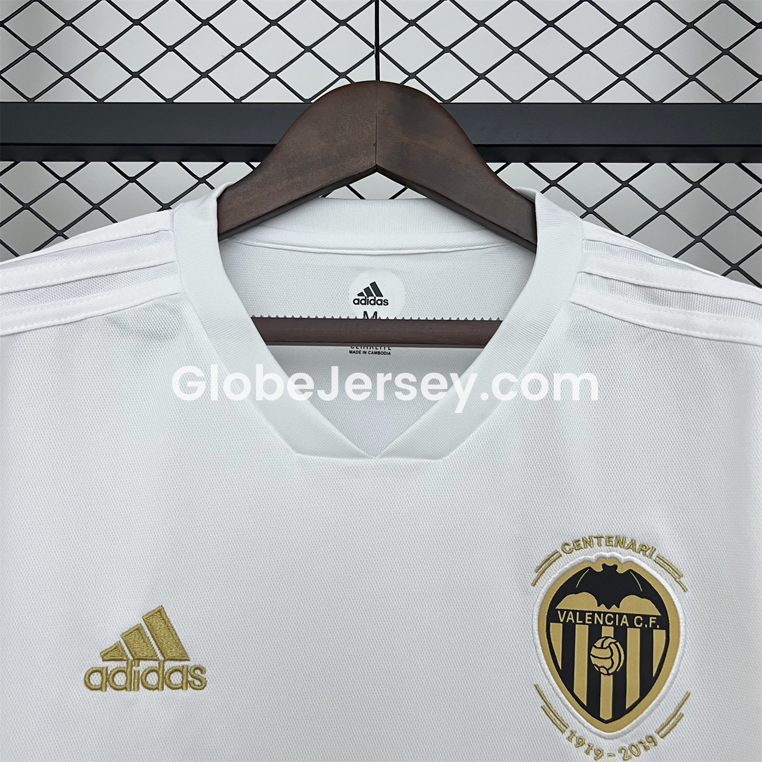 GlobeJersey-Retro Valencia 2018-19 Home Jersey
