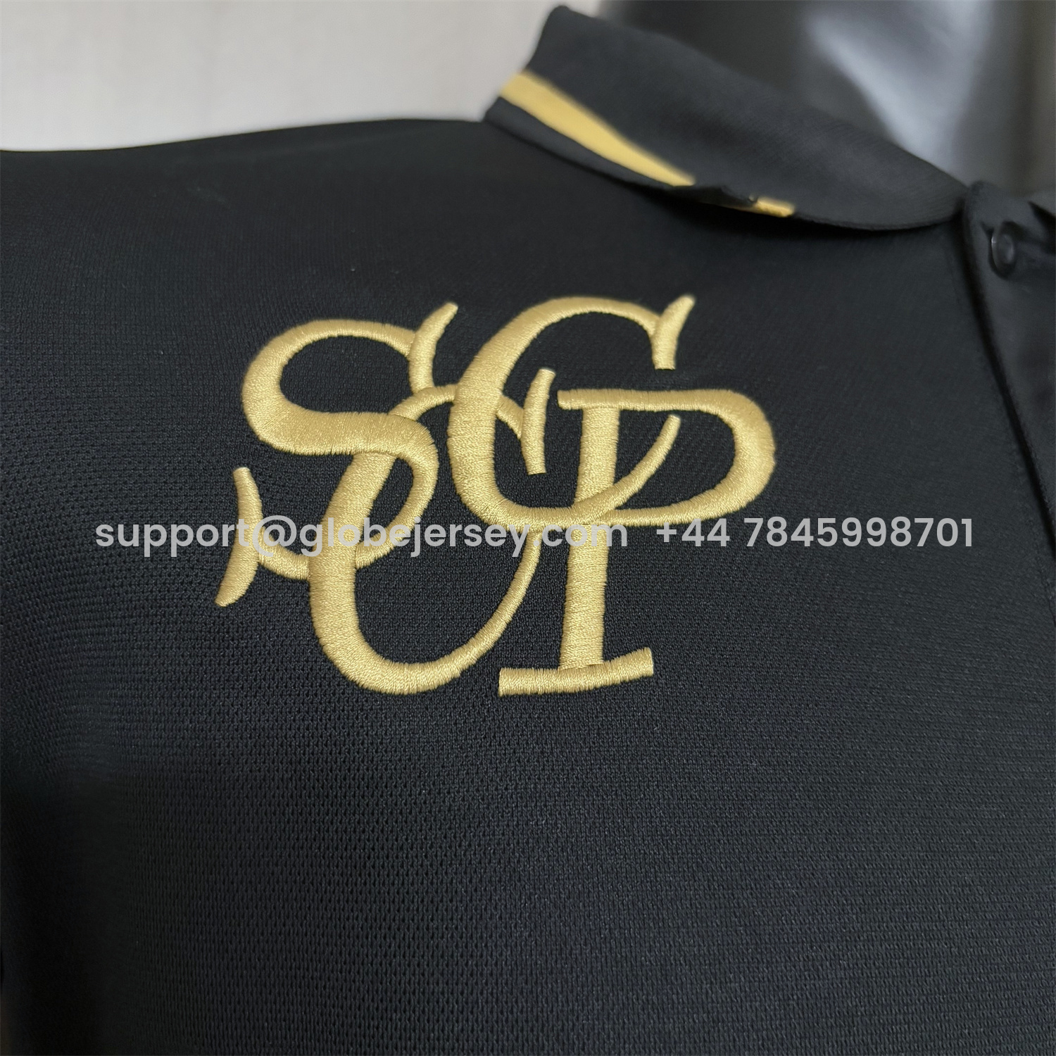 GlobeJersey-Corinthians 25-26 Black Gold Special Jersey - Player Version