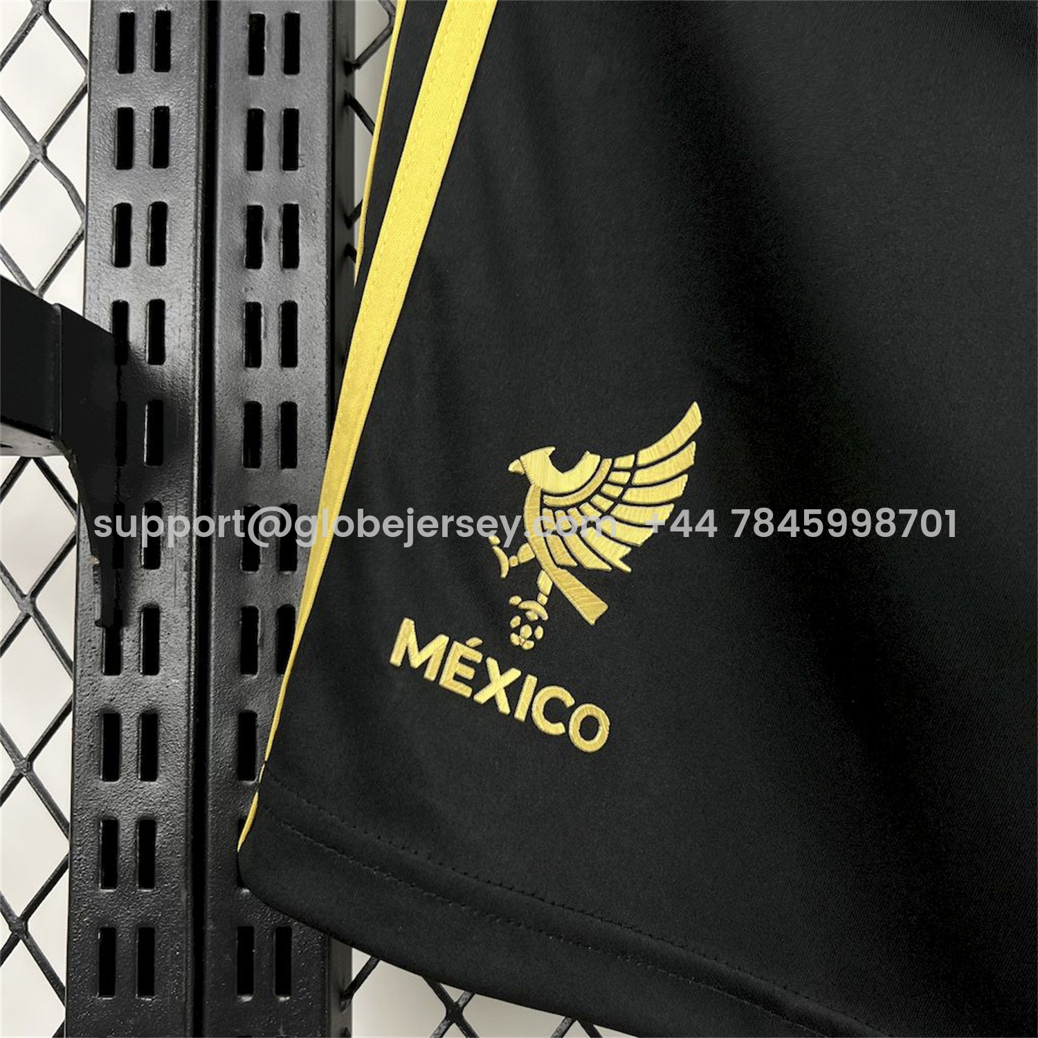 GlobeJersey-Mexico 2025 Gold Cup Black Shorts - Fans Version