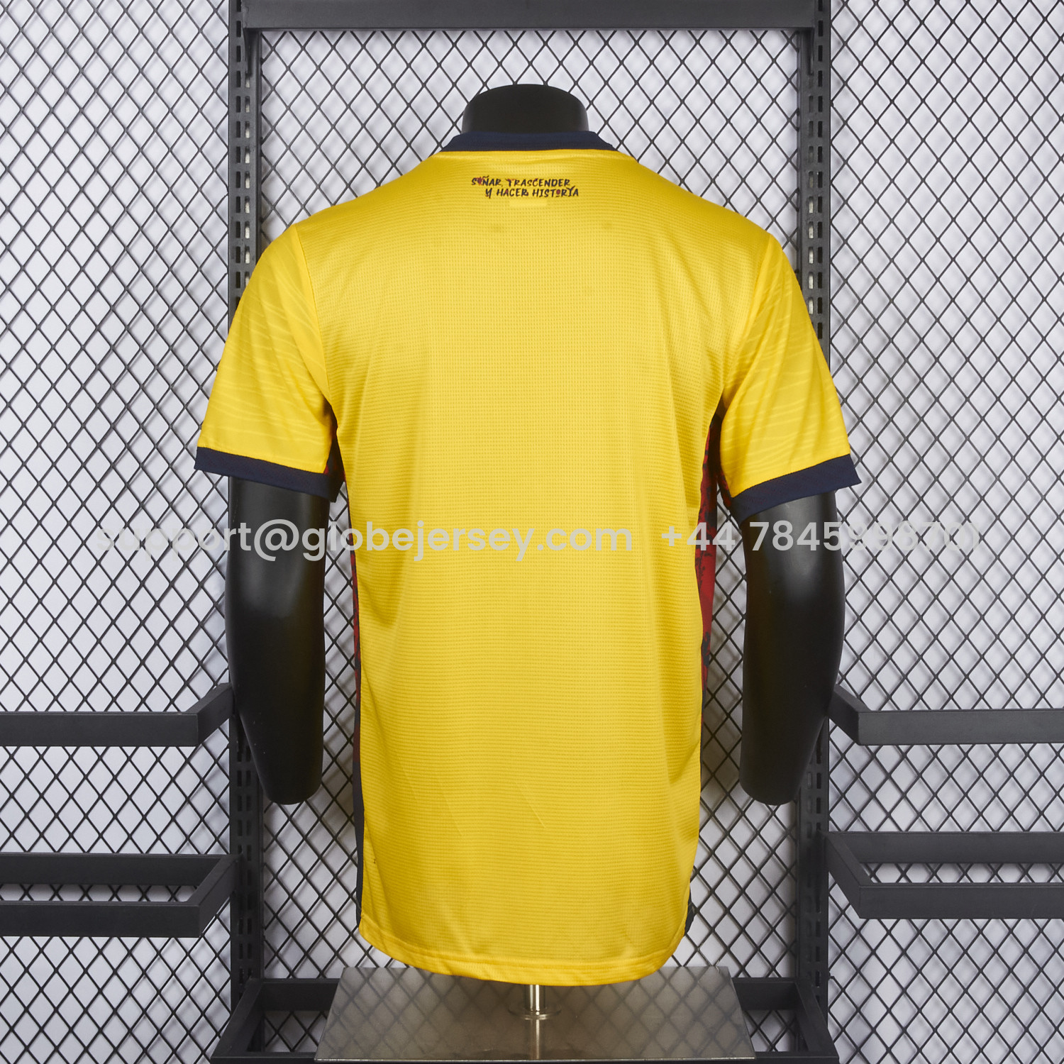 GlobeJersey-Ecuador 2026 Home Yellow Jersey - Player Version