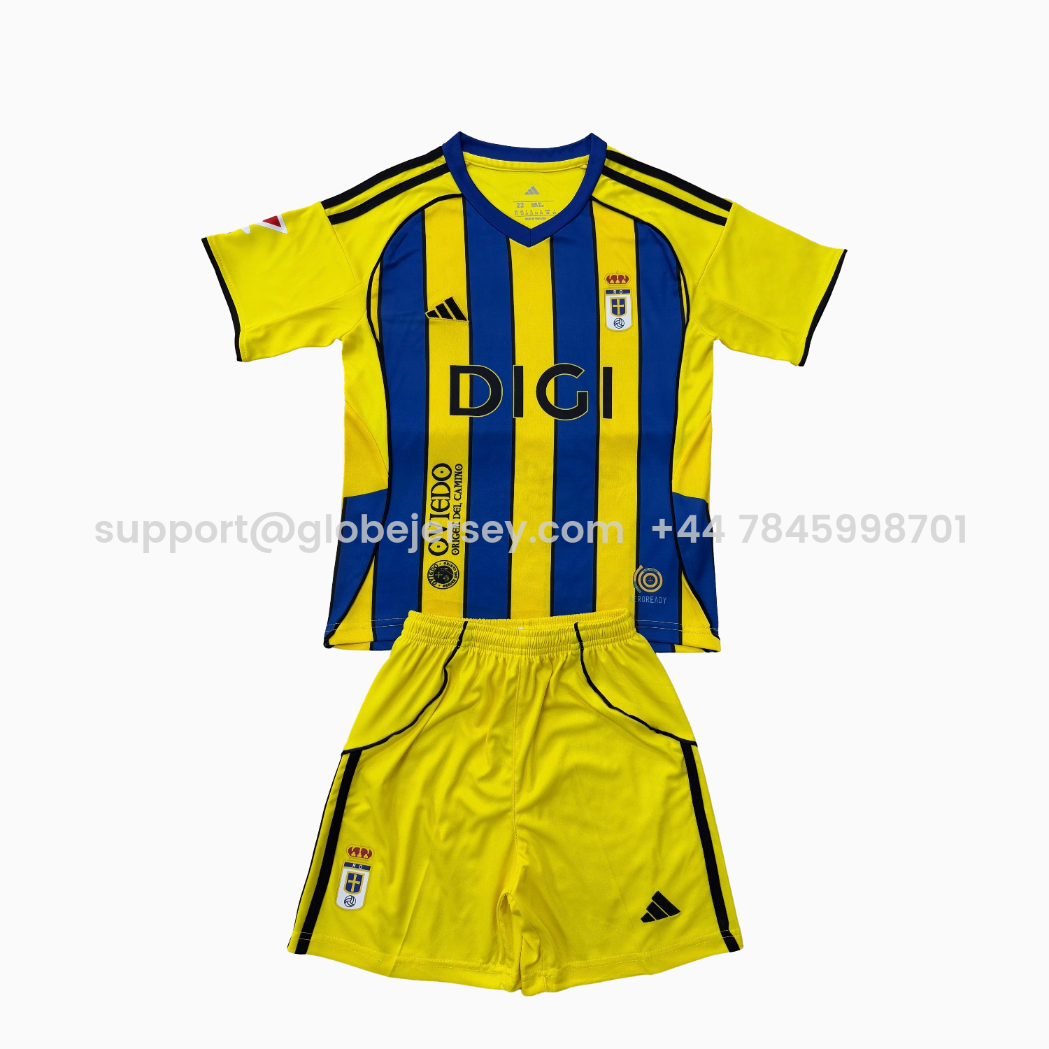 GlobeJersey-Real Oviedo 25-26 Away Kids Kit
