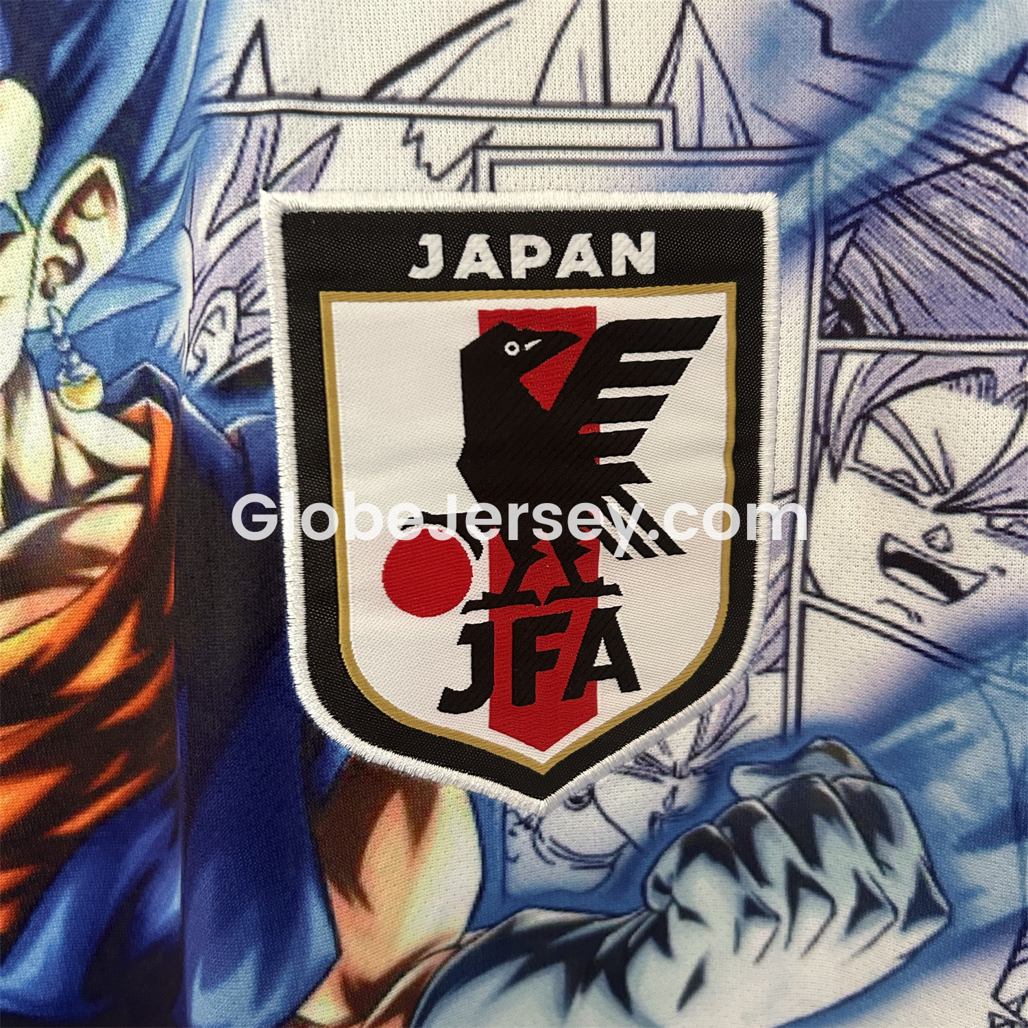 GlobeJersey-Japan 25-26 Blue Goku Black & White Background Special Jersey - Fans Version