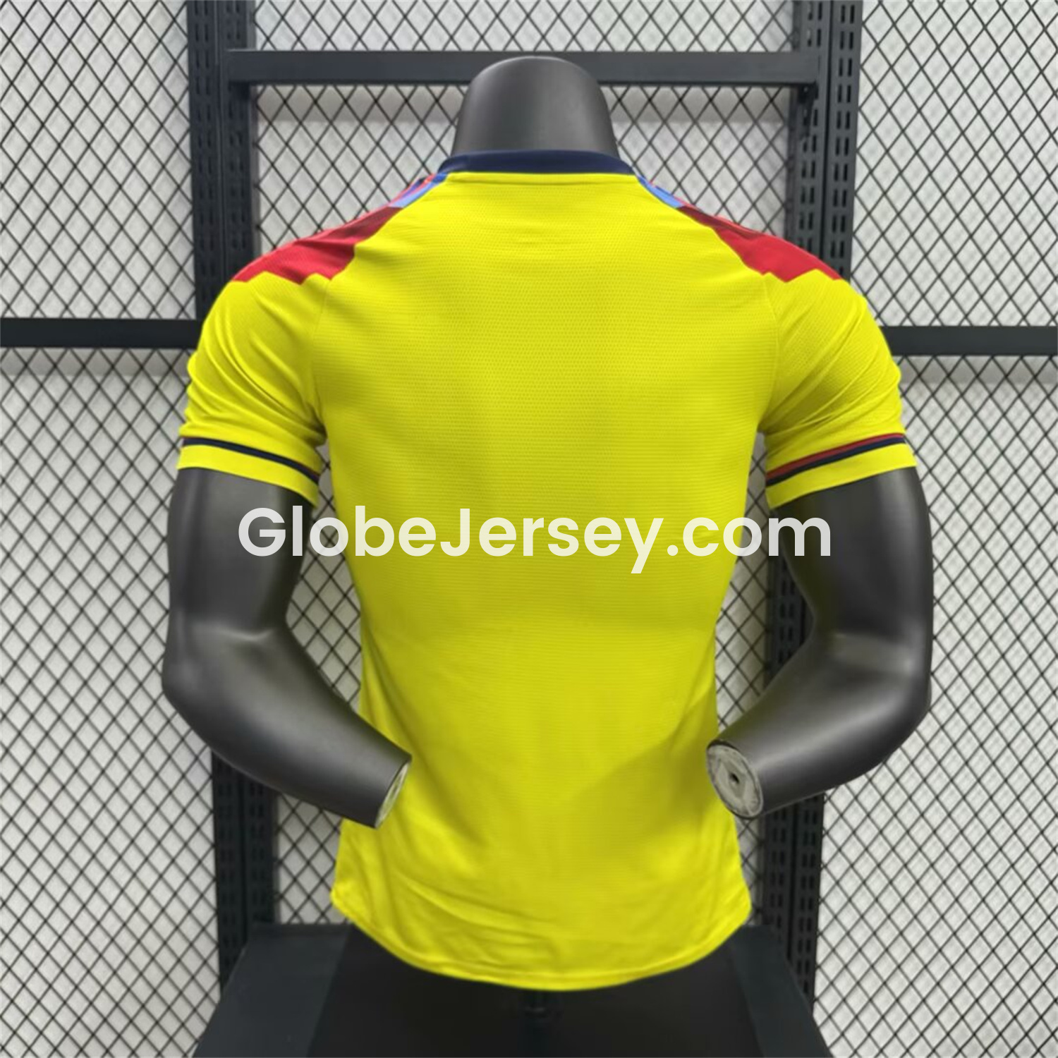 GlobeJersey-Club América 25-26 Blue and Red V-Shaped Camouflage Yellow Jersey - Player Version