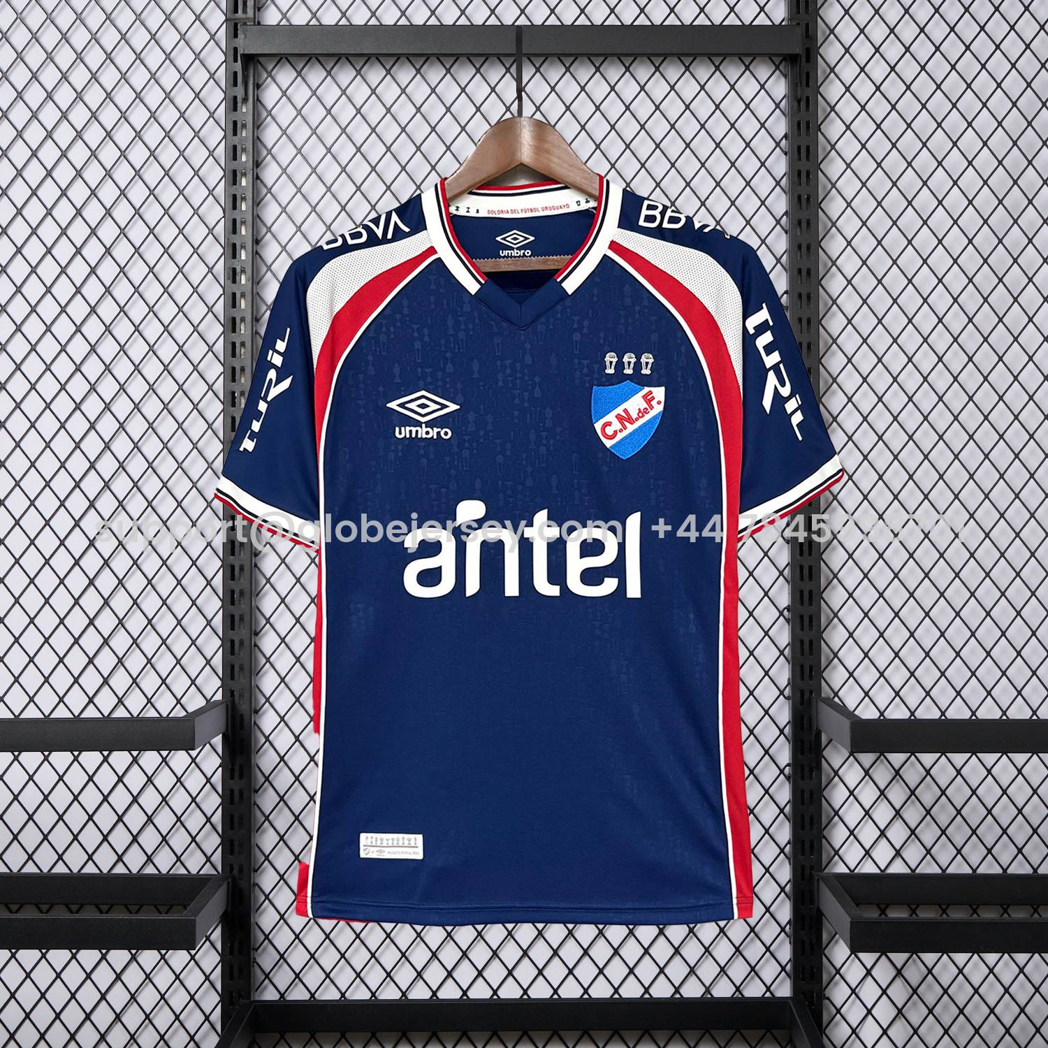 GlobeJersey-Uruguay Nacional Club Nacional de Football 26-27 Blue Goalkeeper Jersey - Fans Version