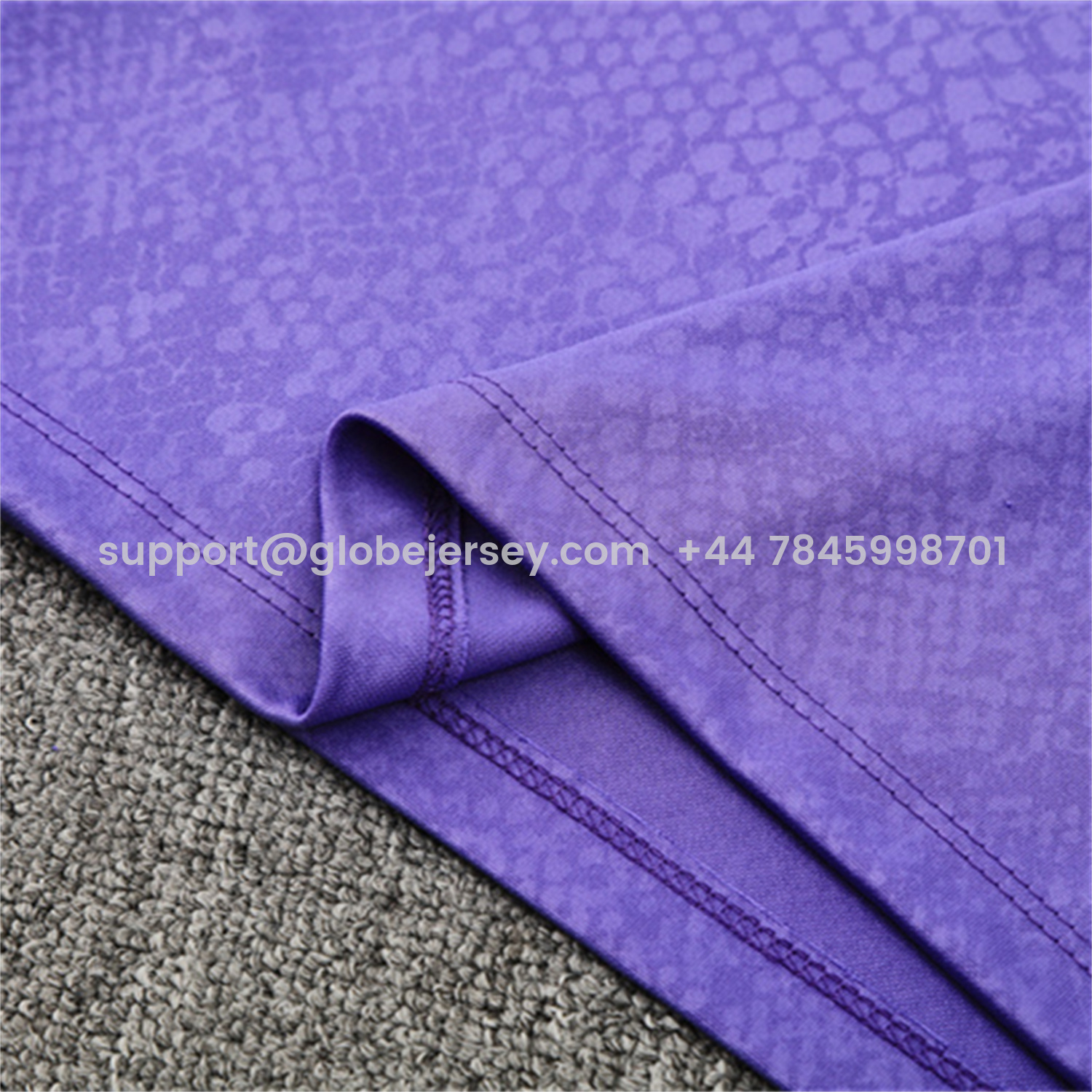 GlobeJersey-Barcelona 25-26 X KB Kids Long Sleeve Training Set - Purple Top & Black Pants