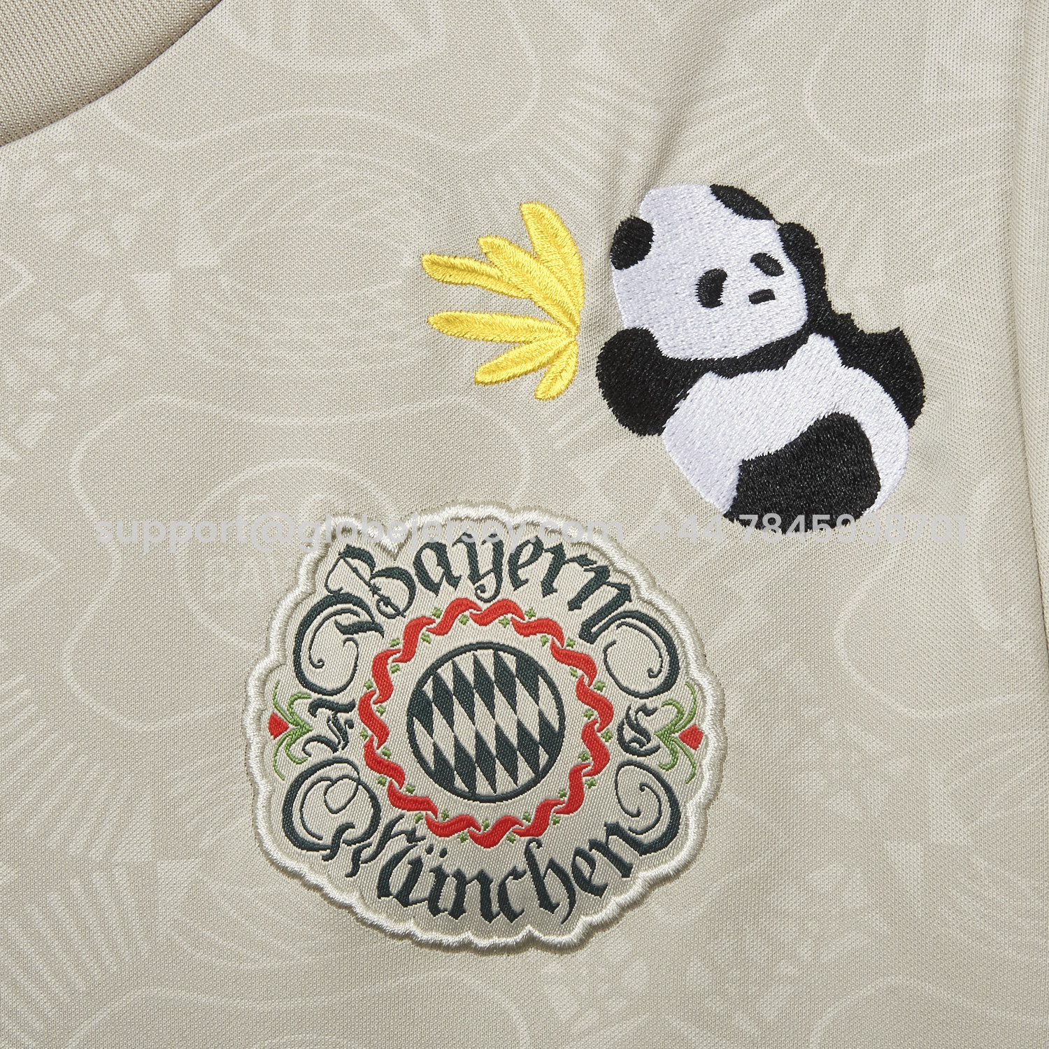 GlobeJersey-【Panda Bamboo Embroidered Version】Bayern Munich 25-26 Oktoberfest Jersey - Fans Version