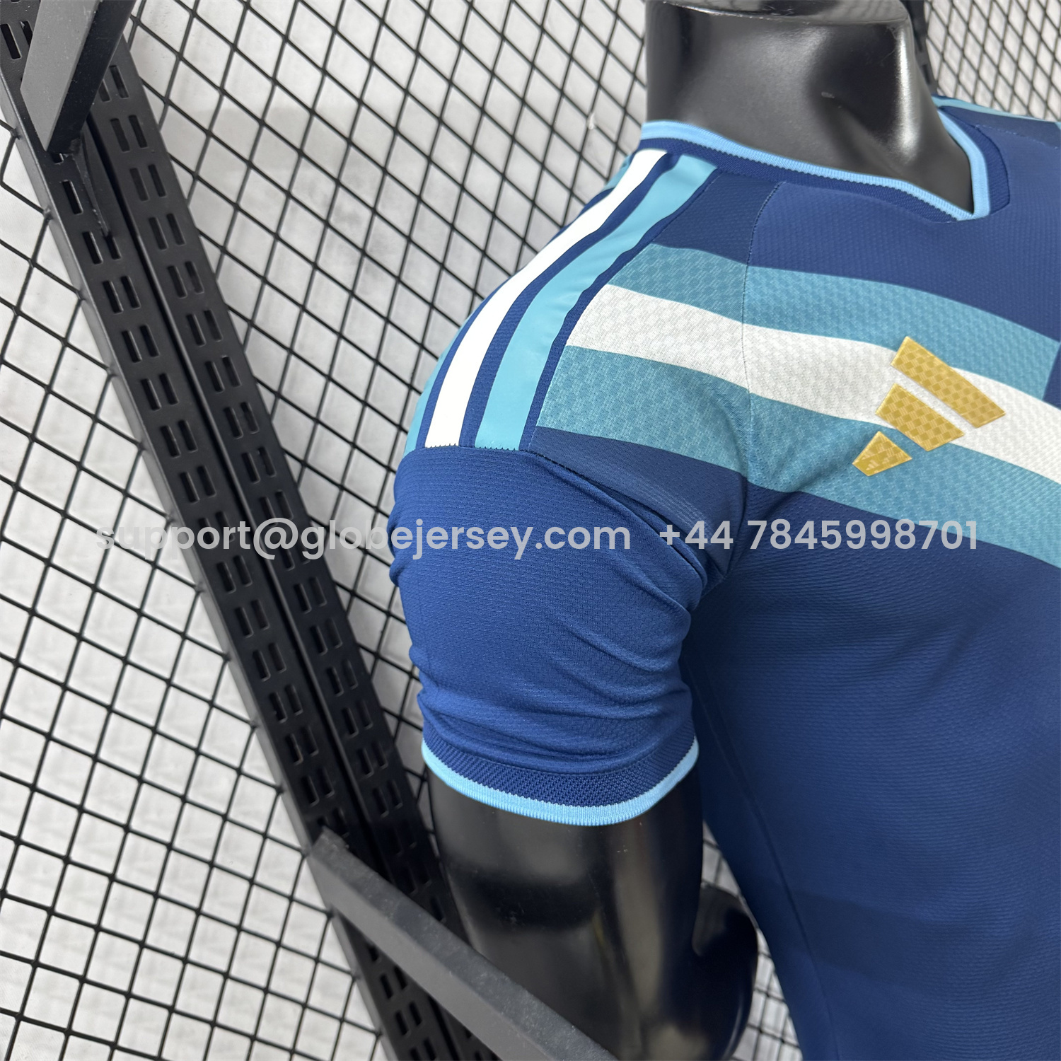 GlobeJersey-Argentina 2026 Blue Shoulder Stripes Special Jersey - Player Version