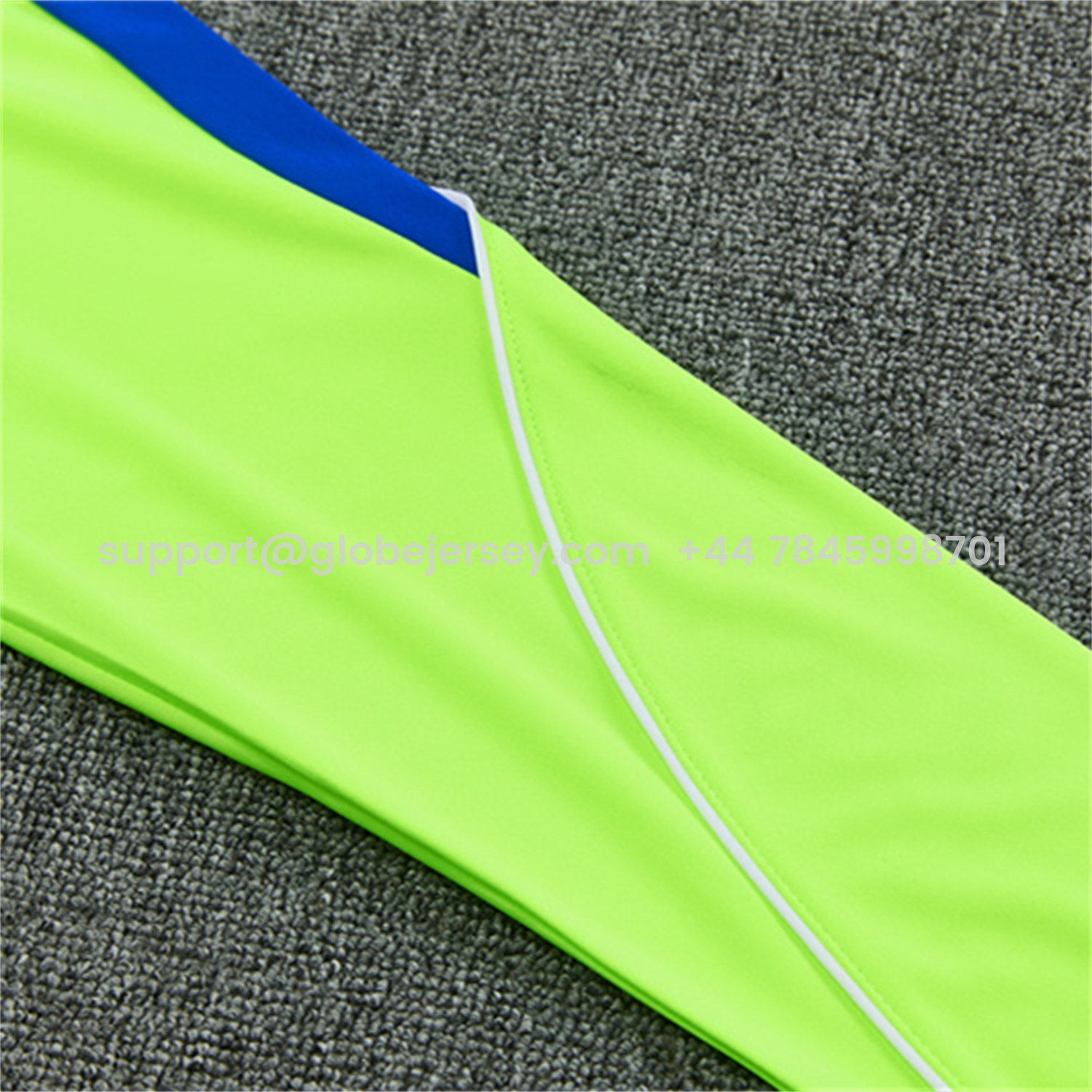 GlobeJersey-Atletico Madrid 26-27 Kids Long Sleeves Training Set - Neon Green Top & Black Pants