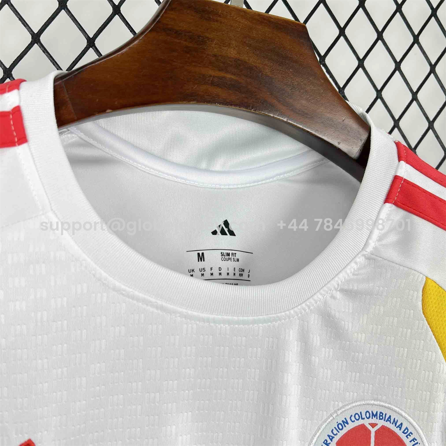 GlobeJersey-Colombia 2026 White Pre-Match Training Jersey - Fans Version