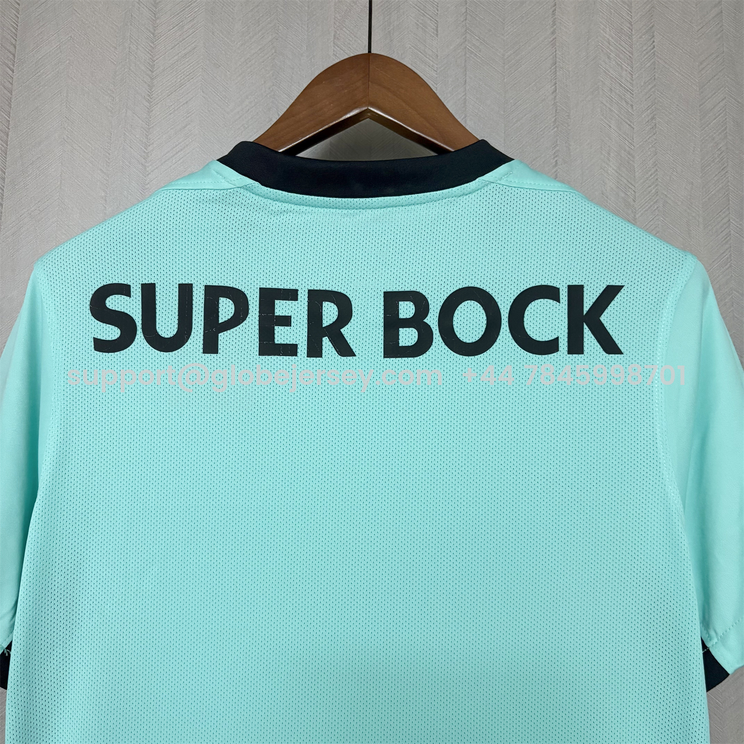 GlobeJersey-Sporting CP 25-26 Third Cyan Jersey - Fans Version