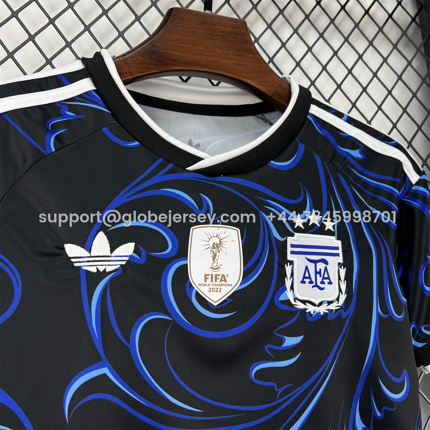 GlobeJersey-Argentina 2026 Away Kids Kit