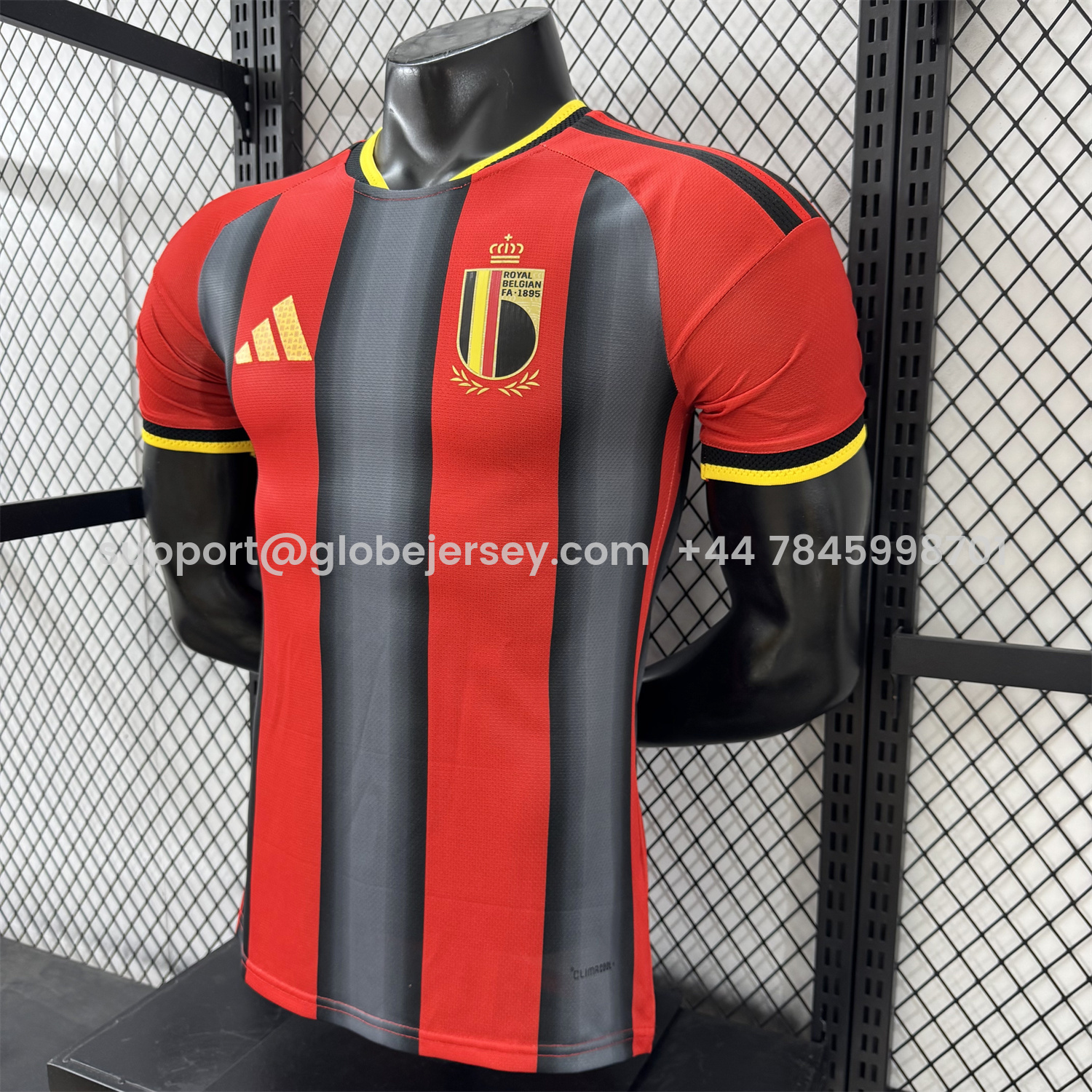 GlobeJersey-Belgium 2026 Red And Black Special Jersey - Player Version