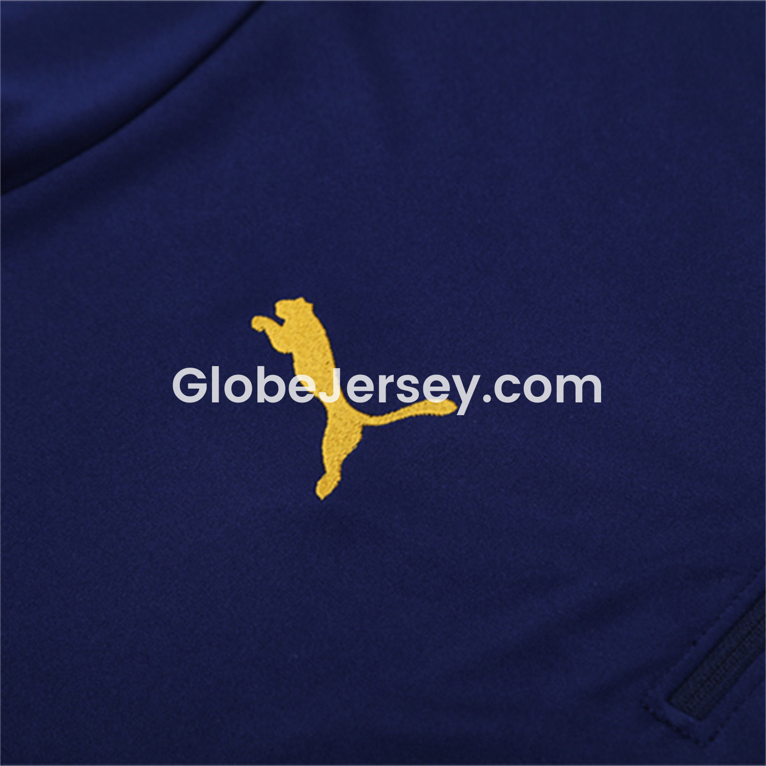 GlobeJersey-Portugal 25-26 Kids Long Sleeve Training Set - Royal Blue