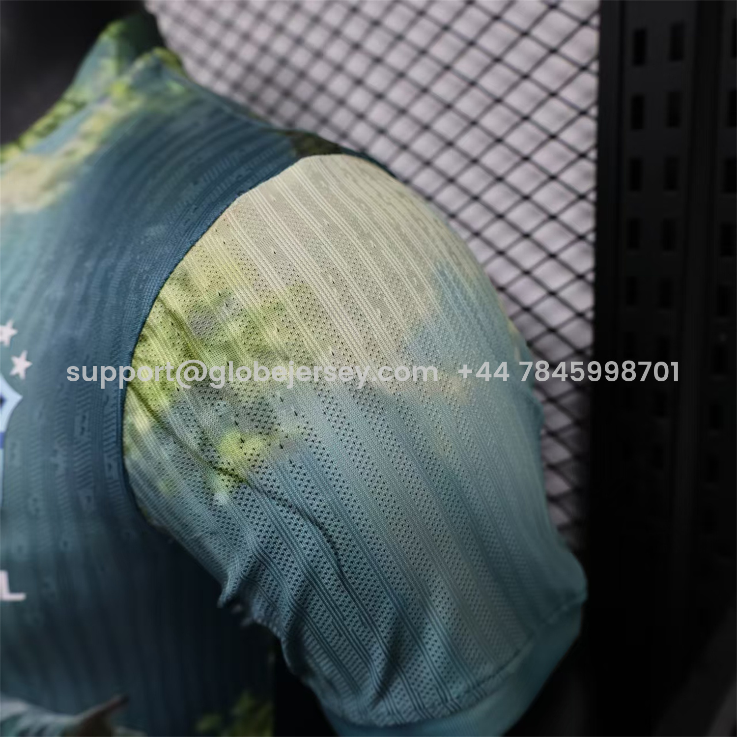 GlobeJersey-Brazil 25-26 Praying to Jesus Special Green Jersey - Player Version