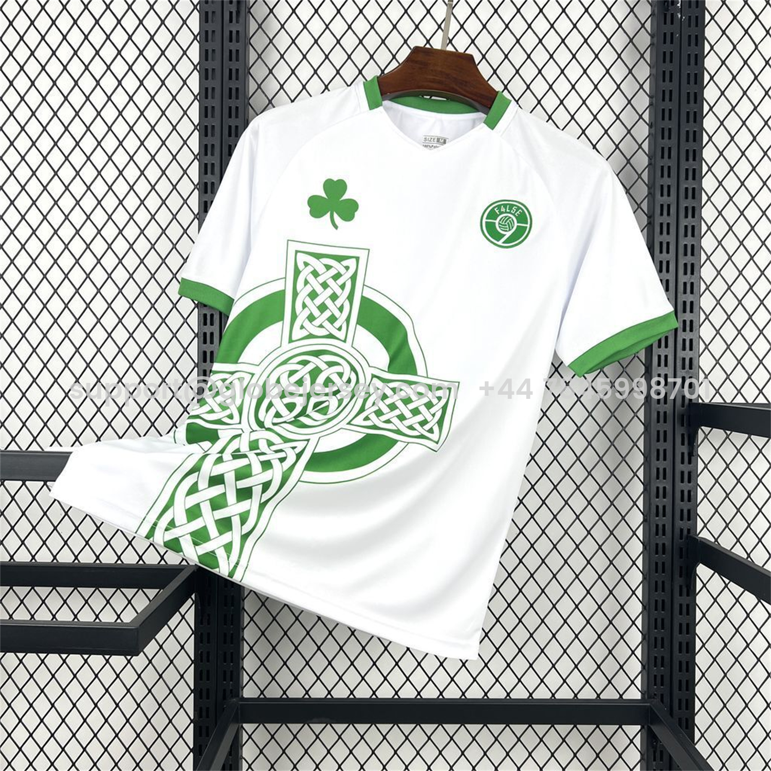 GlobeJersey-Ireland 2026 Cross White Special Jersey - Fans Version