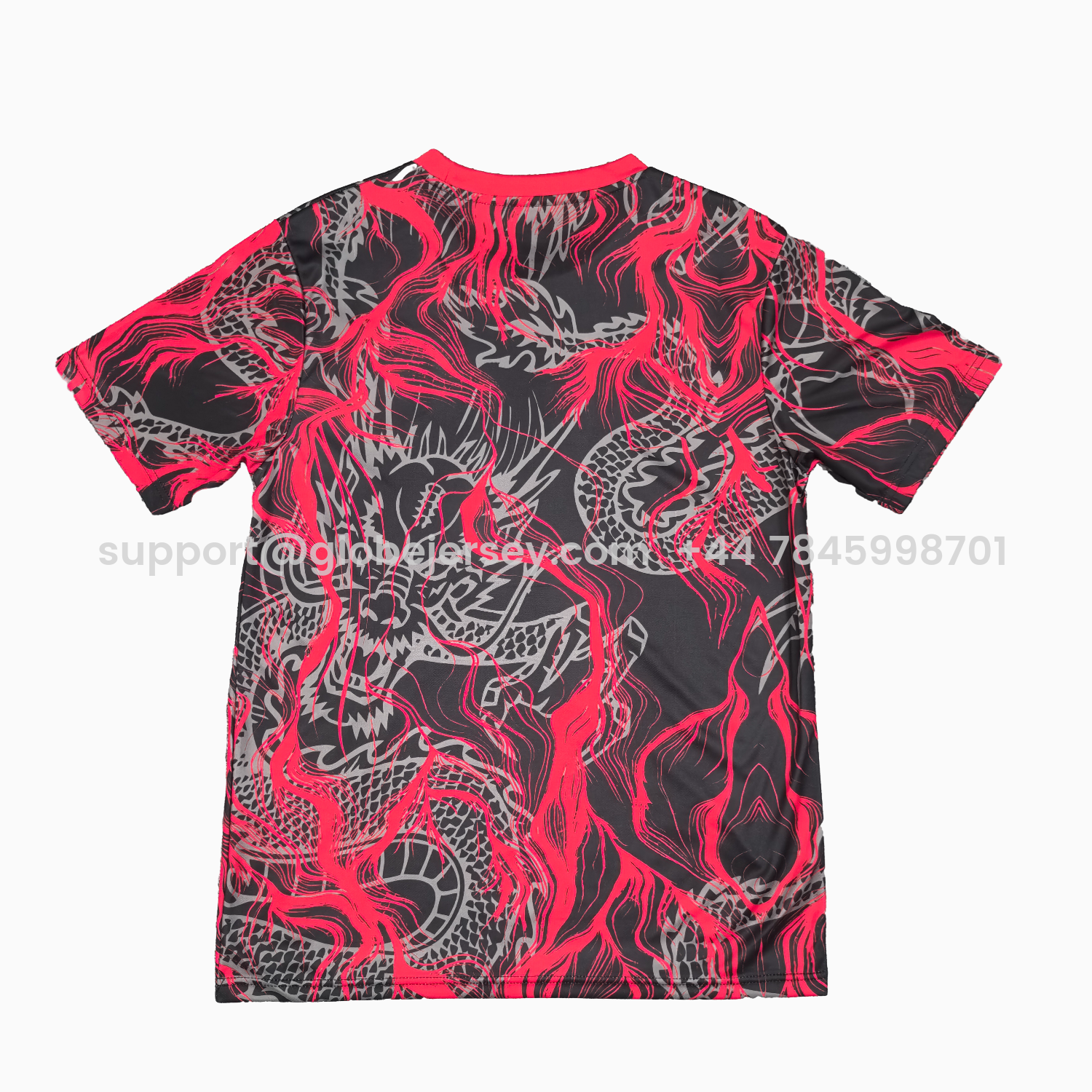 GlobeJersey-Japan 25-26 Black Dragon Black And Red Jersey - Fans Version