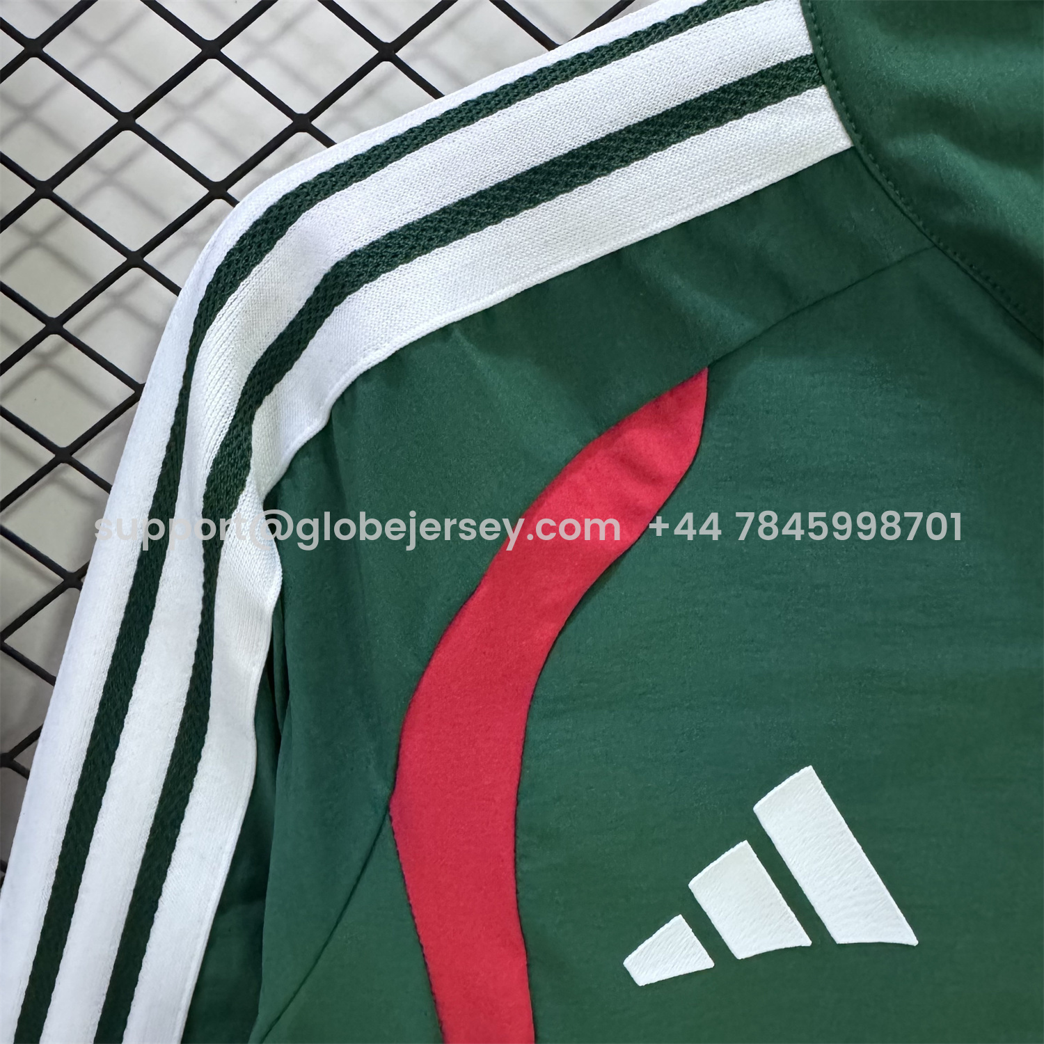 GlobeJersey-Algeria 2026 Windbreaker Training Set - Deep Green Top and Pants