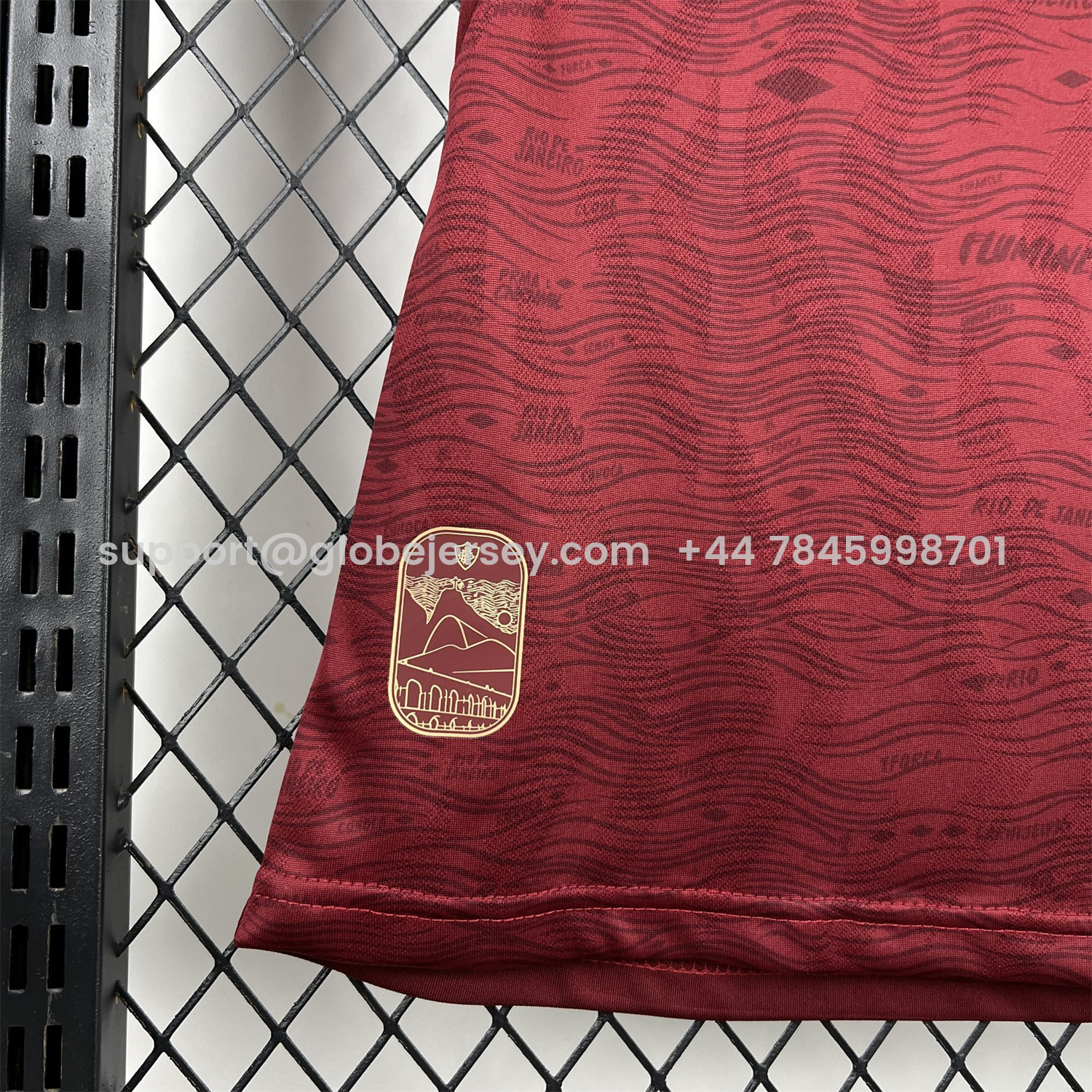 GlobeJersey-Women's Fluminense 25-26 Third Red Jersey