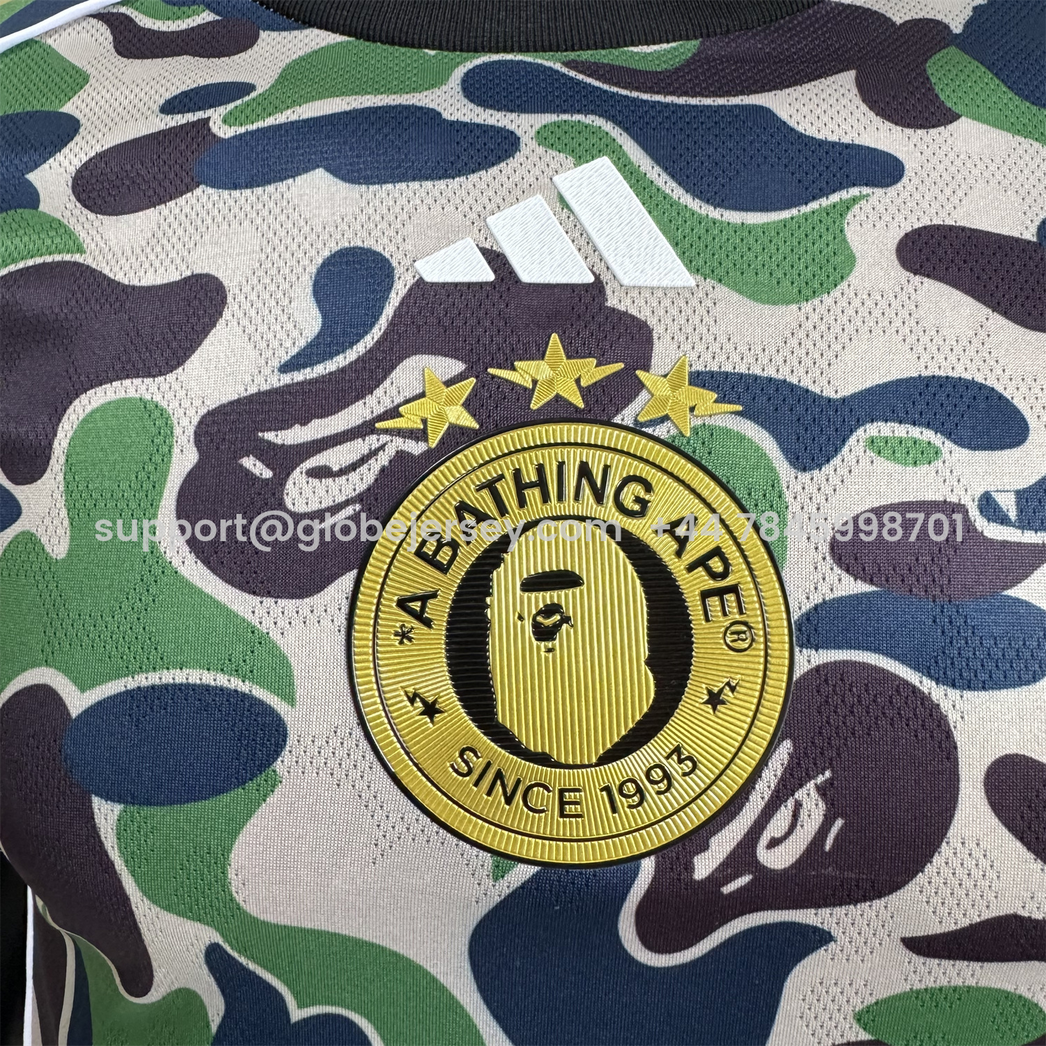 GlobeJersey-Adidas x A Bathing Ape Camouflage Special Jersey - Player Version