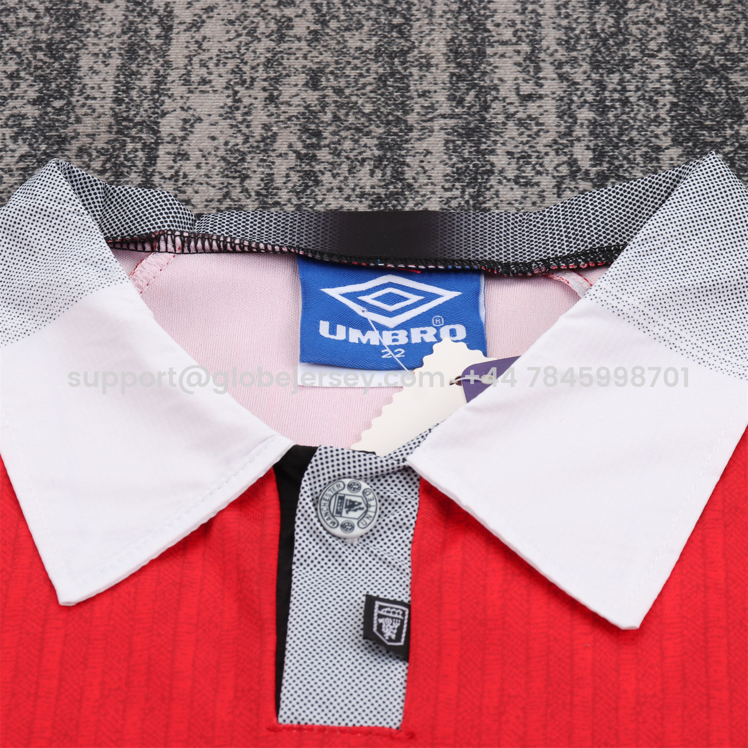 GlobeJersey-Retro Manchester United 1996-97 Home Kids Kit