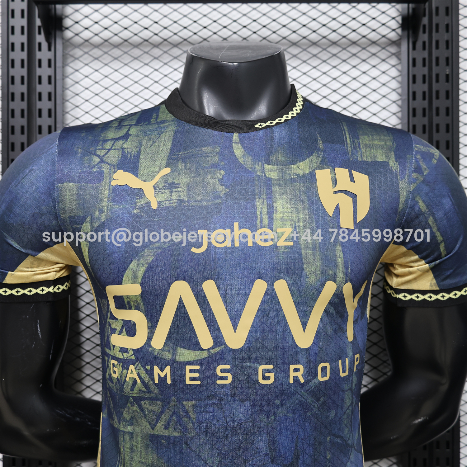 GlobeJersey-Al Hilal Riyadh Crescent 26-27 Navy blue Special Jersey - Player Version