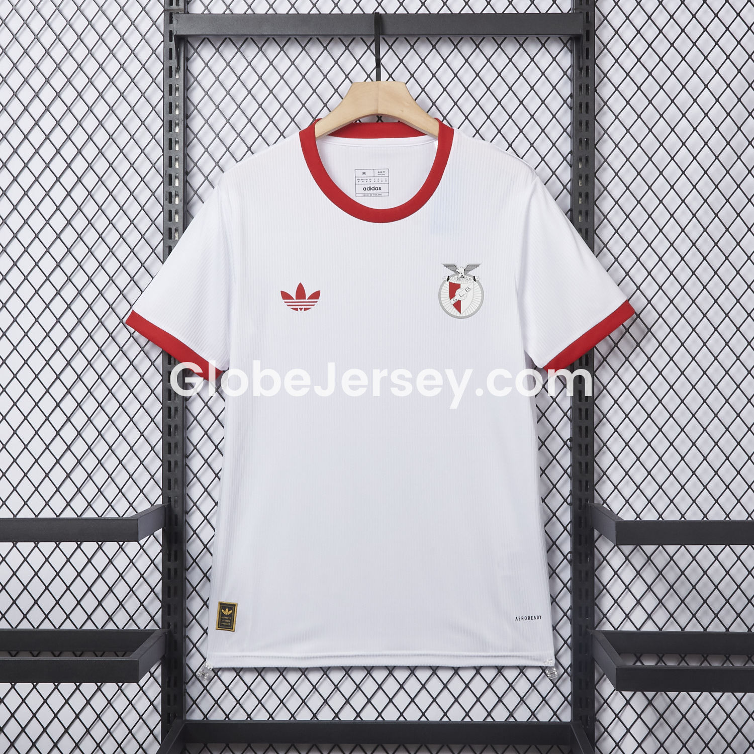GlobeJersey-Benfica 25-26 White Anniversary Jersey - Fans Version