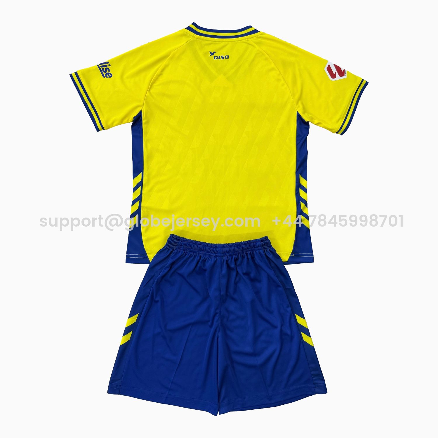 GlobeJersey-Las Palmas 25-26 Home Men's Adult Jersey Set - Fans Version