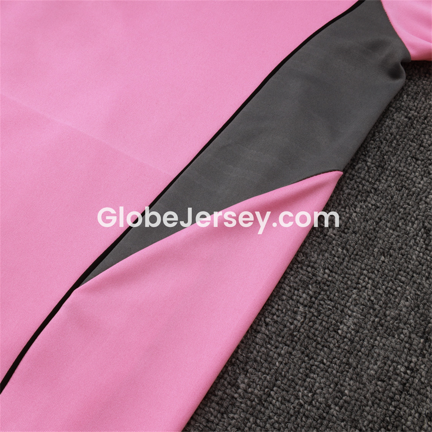 GlobeJersey-INT M.A.M 25-26 Long Sleeves Training Set - Pink Top & Black Pants