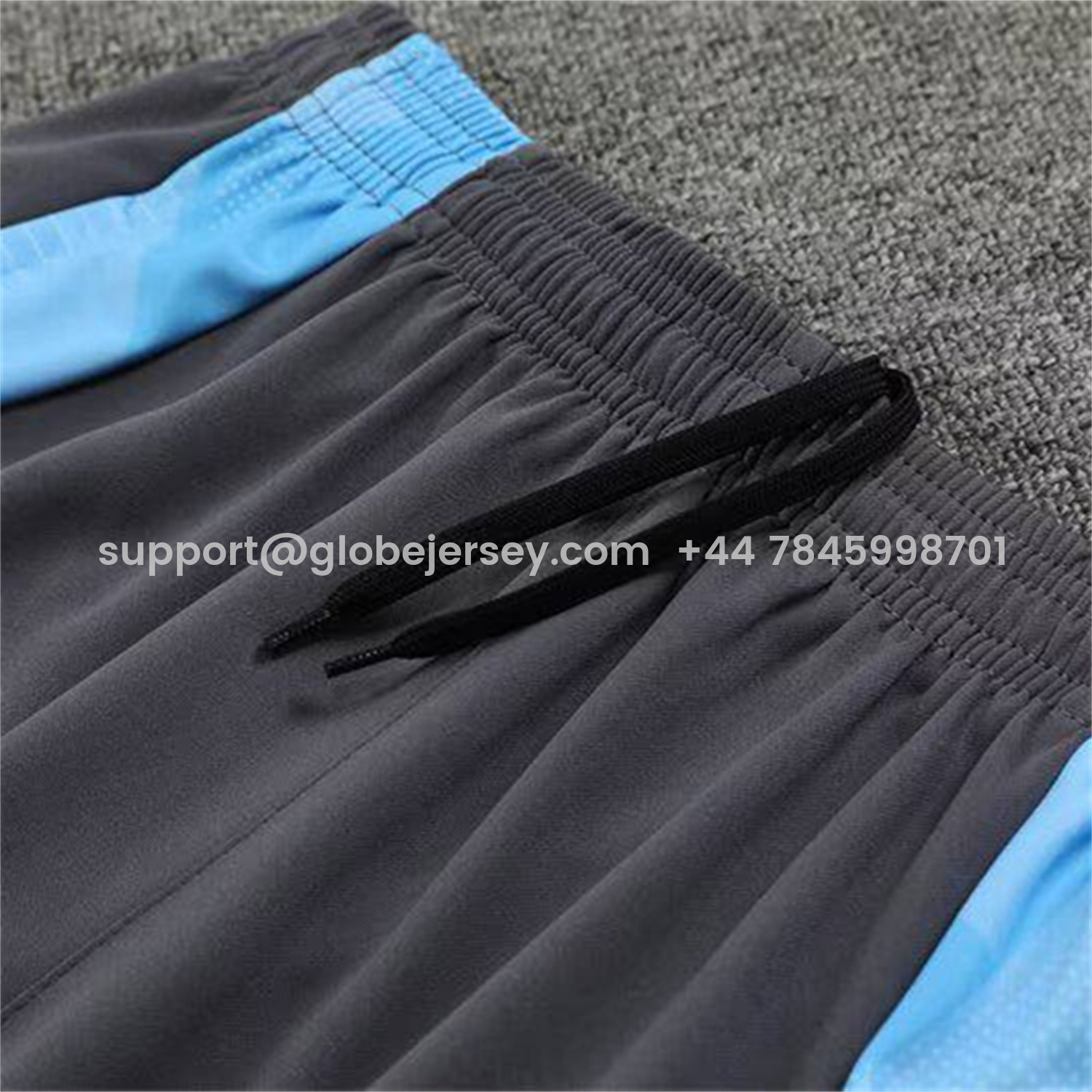 GlobeJersey-Argentina 25-26 Long Sleeve Training Set - Gold Top and Grey Pants