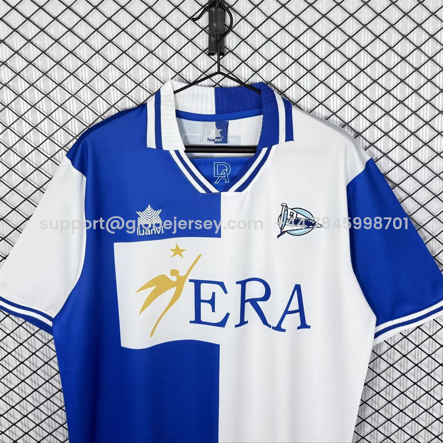 GlobeJersey-Retro Deportivo Alavés 1999-00 Home Jersey