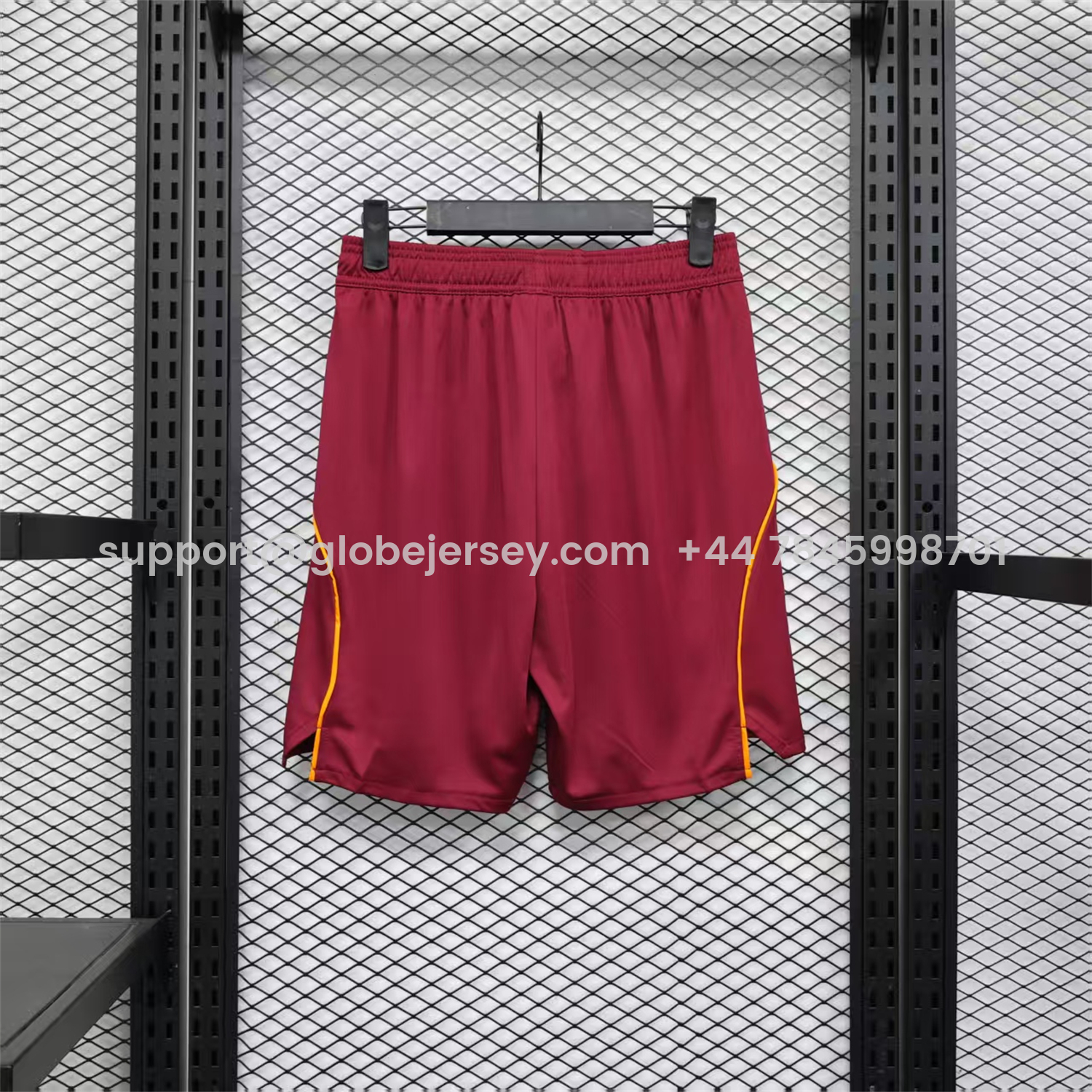 GlobeJersey-Roma 25-26 Home Red Shorts - Player Version