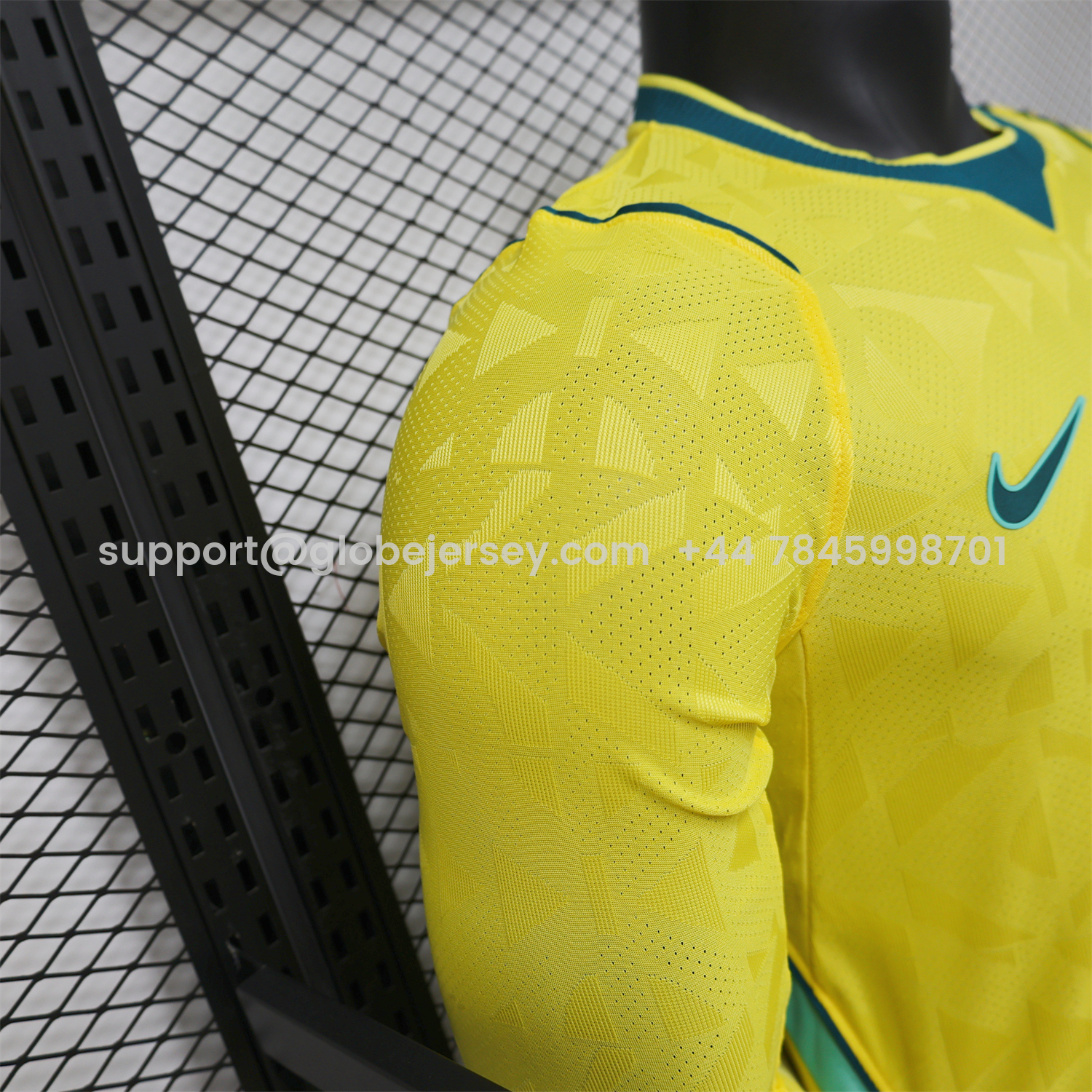 GlobeJersey-Brazil 2026 Home Long Sleeves Jersey - Player Version