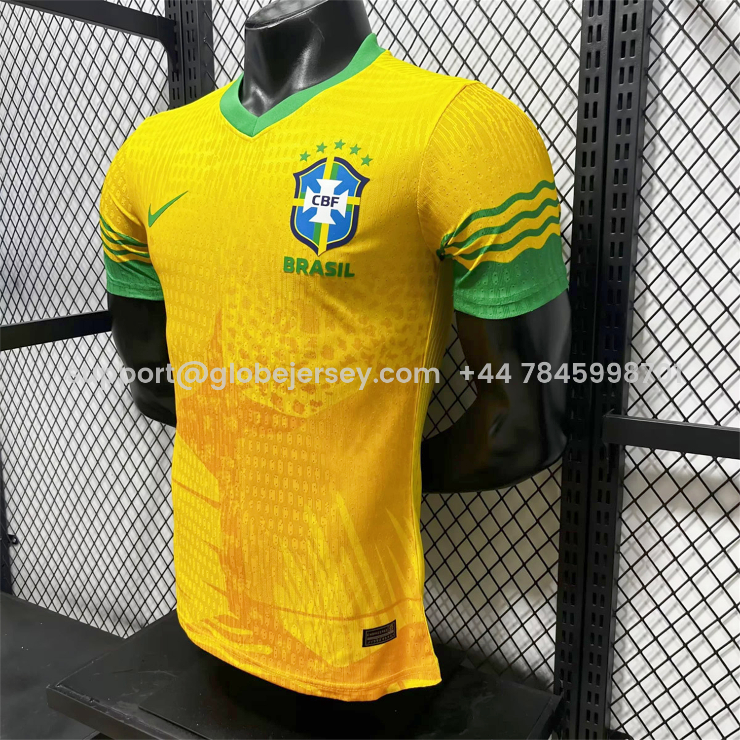 GlobeJersey-Brazil 2026 Yellow Colors Special Jersey - Player Version