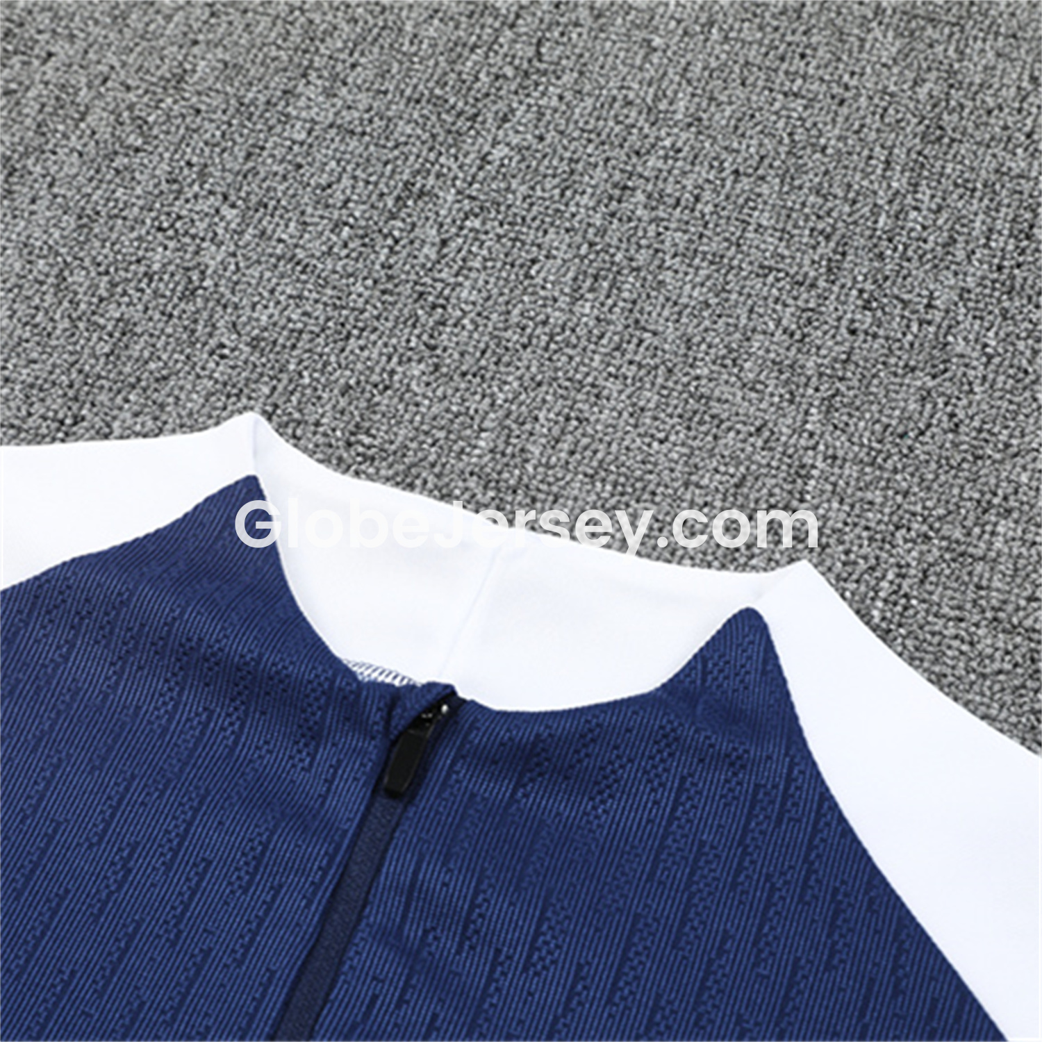 GlobeJersey-Paris Saint-Germain PSG 25-26 Kid Long Sleeves Training Set - Royal Blue Top & Royal Blue Pants