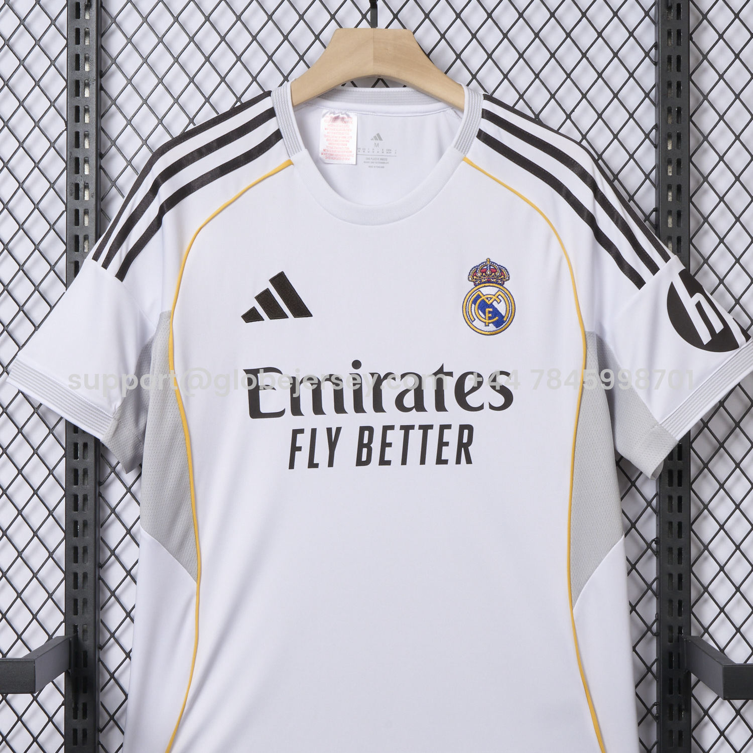 GlobeJersey-Real Madrid 25-26 Home White Jersey - Fans Version