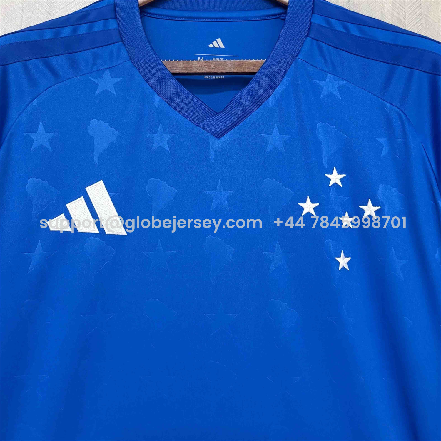 GlobeJersey-Cruzeiro 26-27 Home Unsponsored Jersey - Fans Version