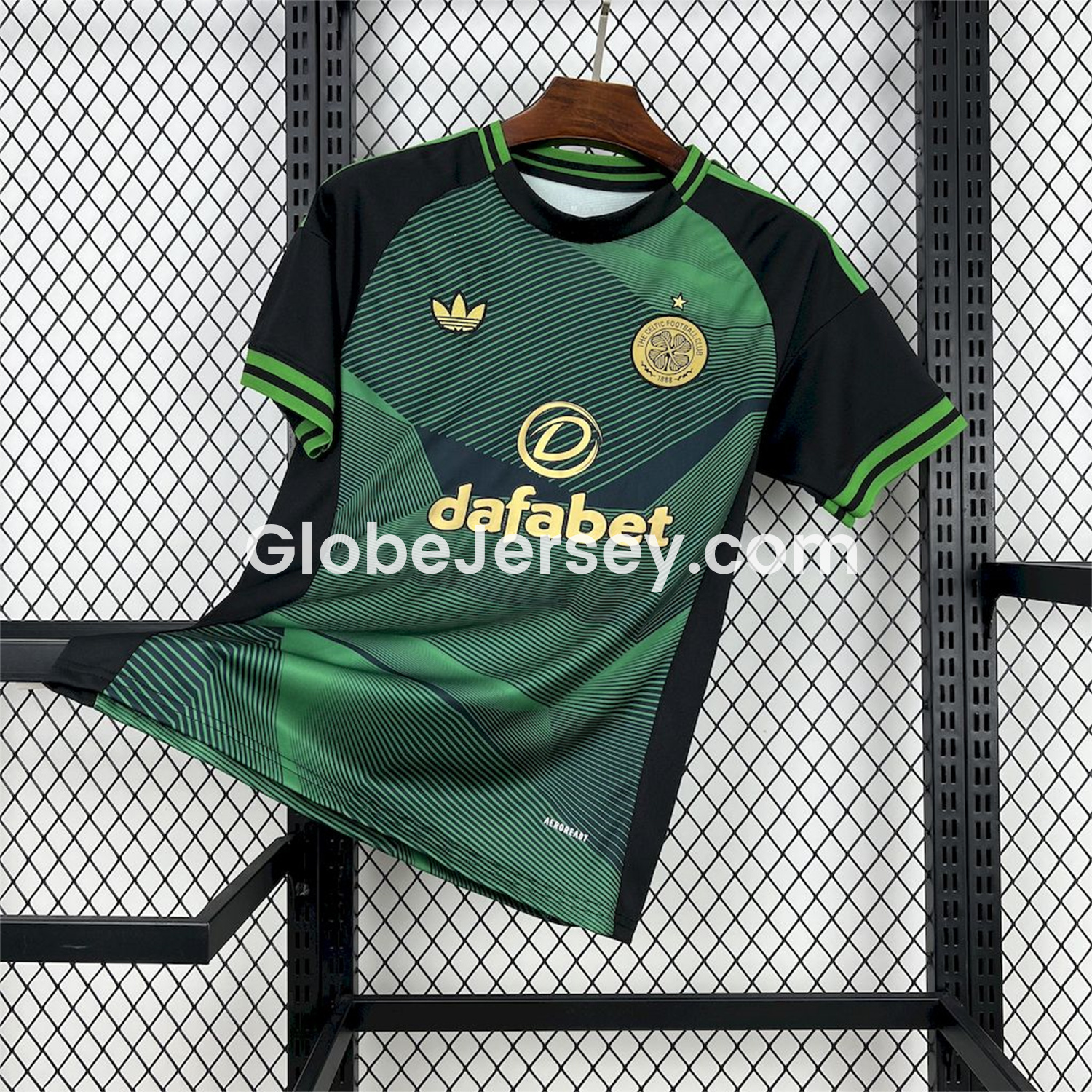 GlobeJersey-Celtic 25-26 Green Lines Special Edition Jersey - Fans Version