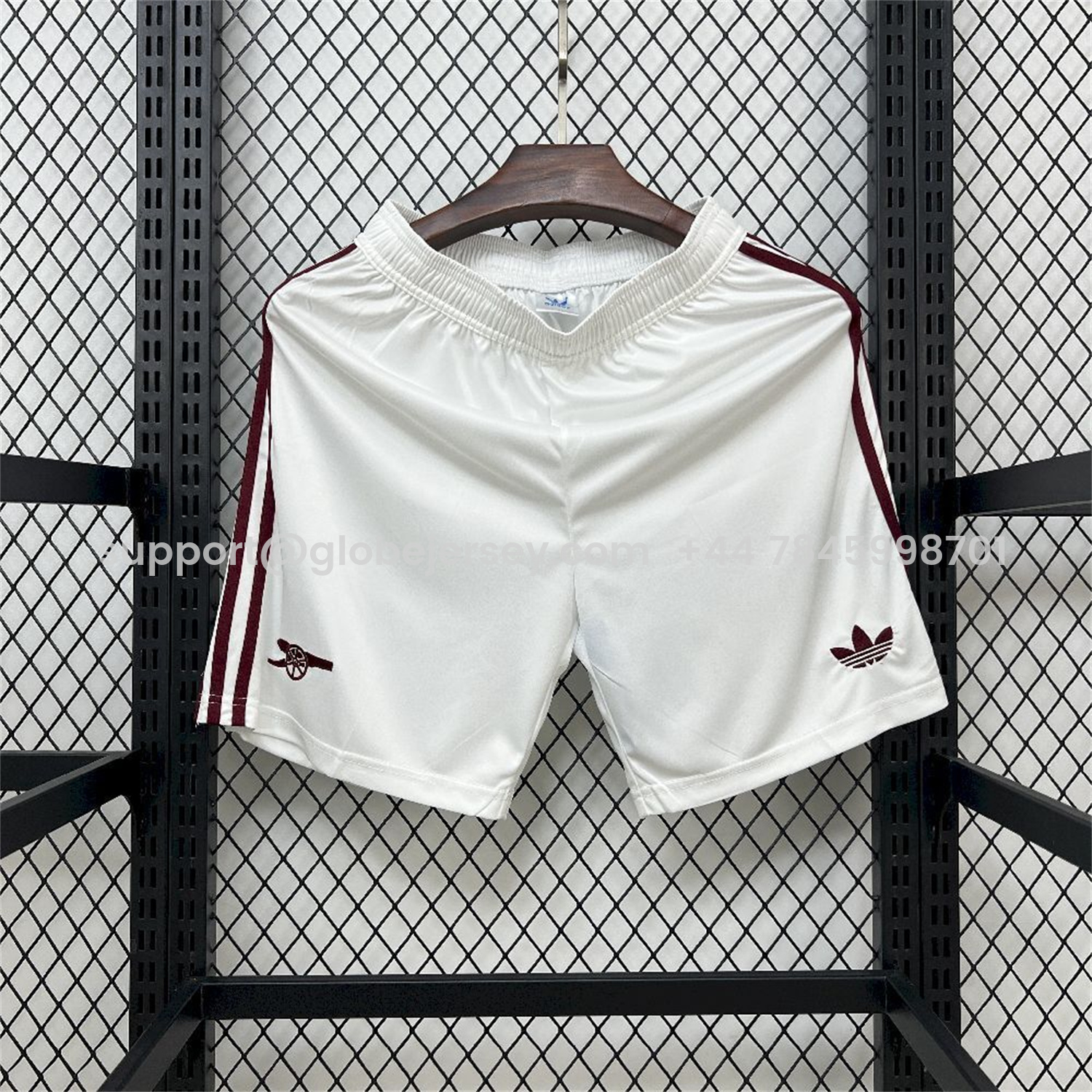 GlobeJersey-Arsenal 25-26 Third White Shorts - Fans Version