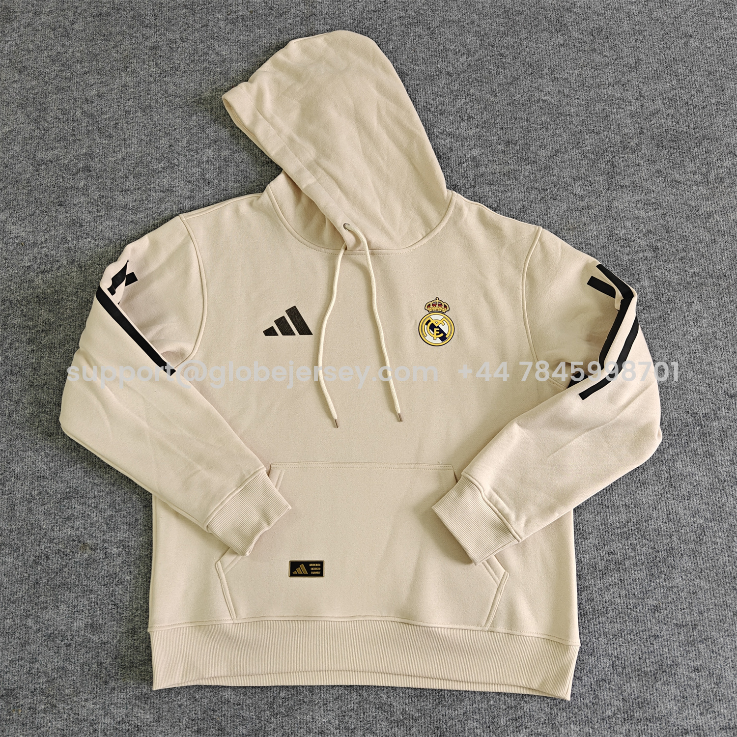 GlobeJersey-Real Madrid 25-26 Home Unisex Pullover Hoodie
